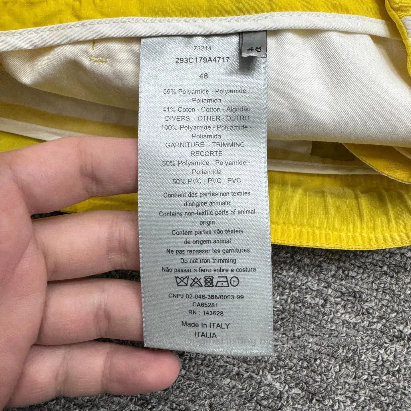 Dior Yellow Casual Shorts Size 32. Size US 32 / EU 48 - 3 Thumbnail