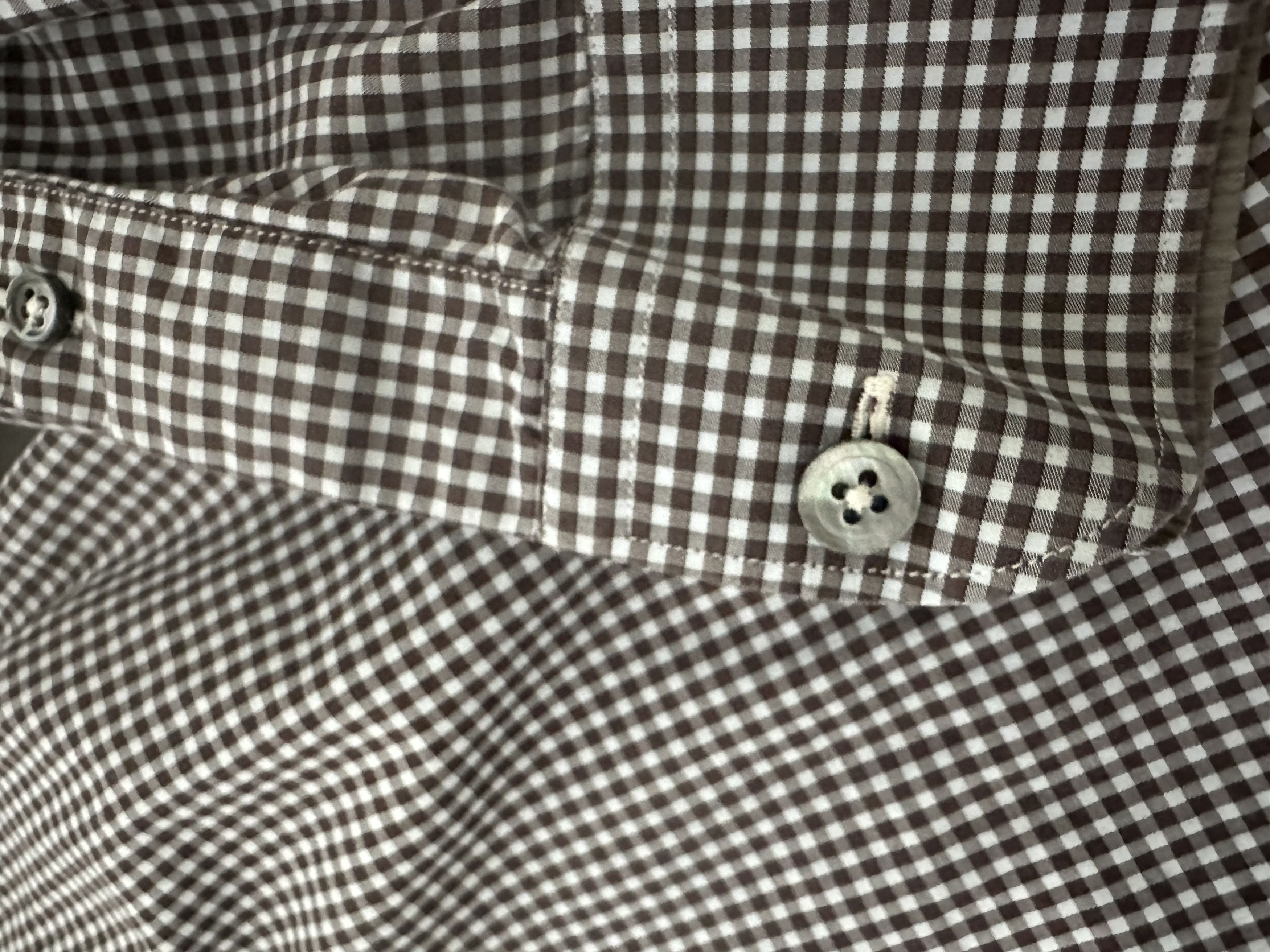 Ermenegildo Zegna Check Button-Up ($500+) Size US L / EU 52-54 / 3 - 2 Thumbnail