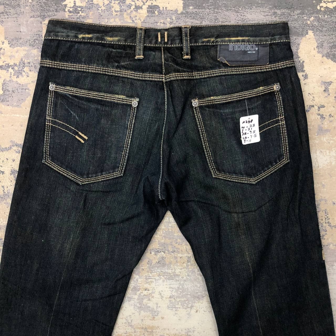 Indigo P248 INDIGO X NEIL BARRETT SKINNY JEANS Size US 33 - 4 Thumbnail