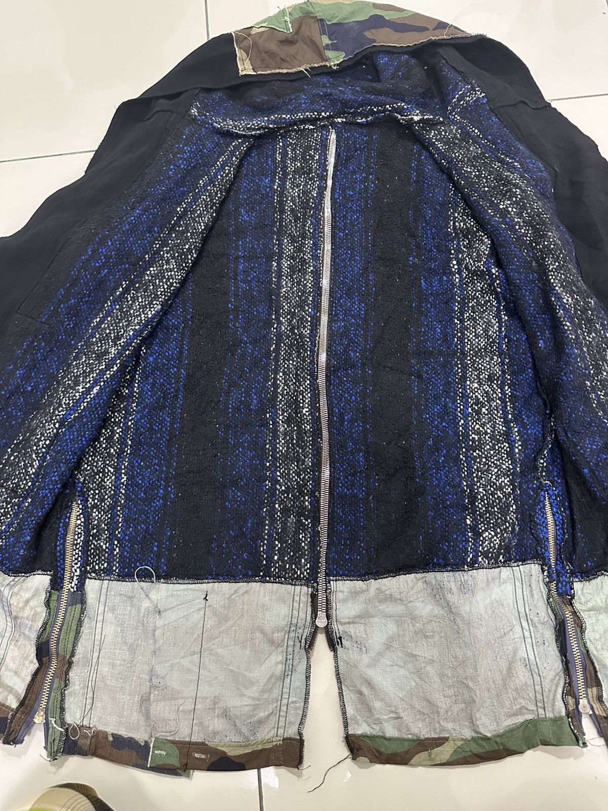 Other Cardigan Kimono Style Patchwork Custom Design With Hoodie Size US L / EU 52-54 / 3 - 8 Thumbnail