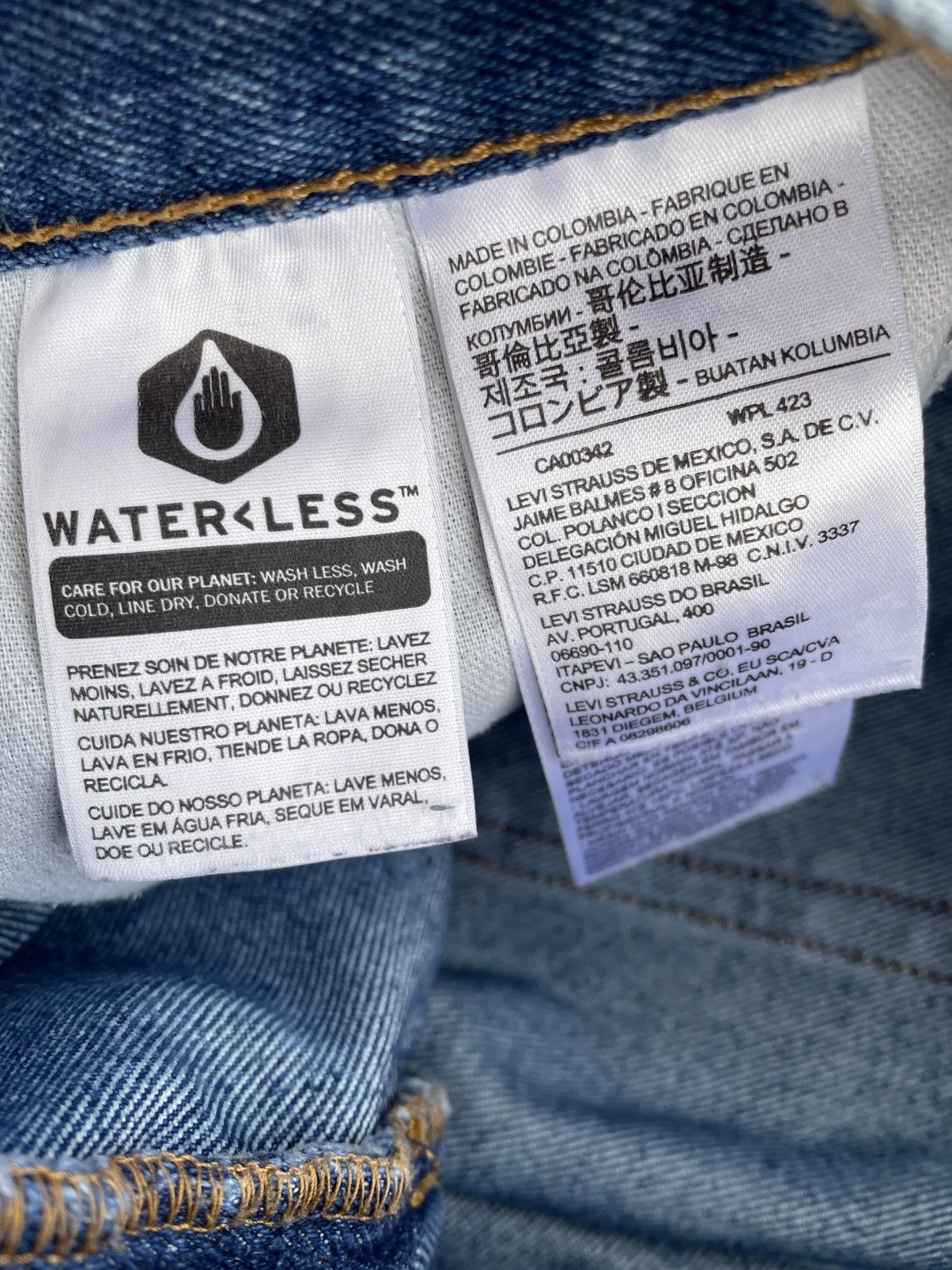 Levi's Levi’s 517 Waterless Denim Jeans Men’s Size 33x32 Button Fly Size US 33 - 3 Thumbnail