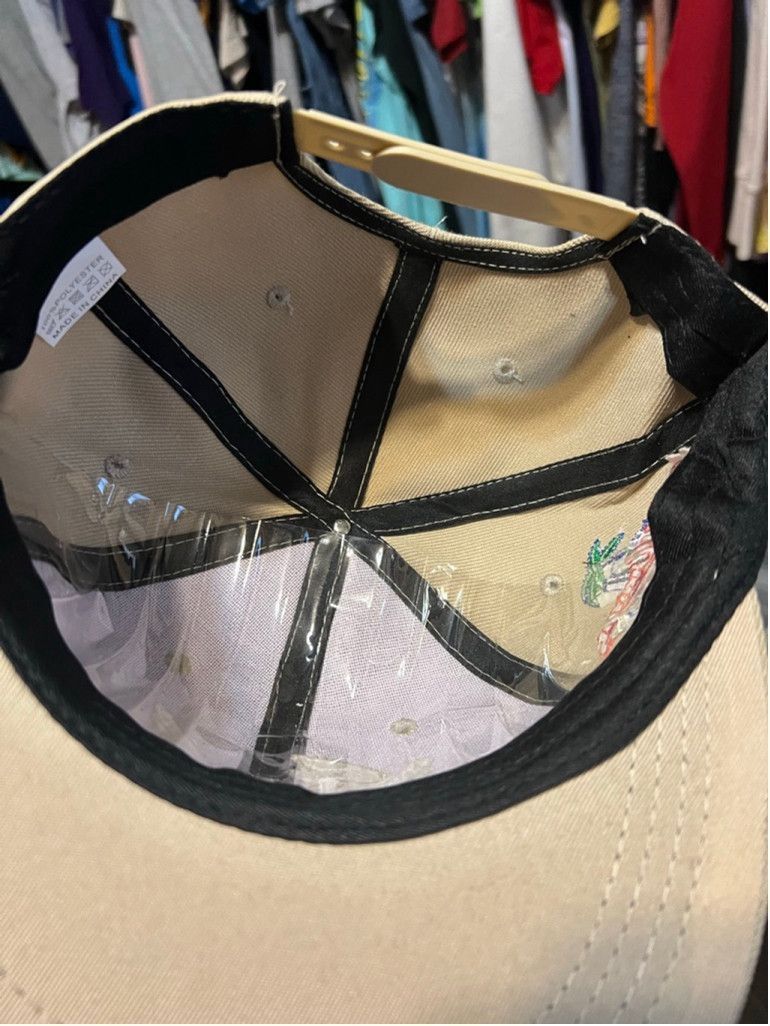 Other Men's Unbranded Beige White LA Wings Halo Snapback Hat Size ONE SIZE - 5 Thumbnail
