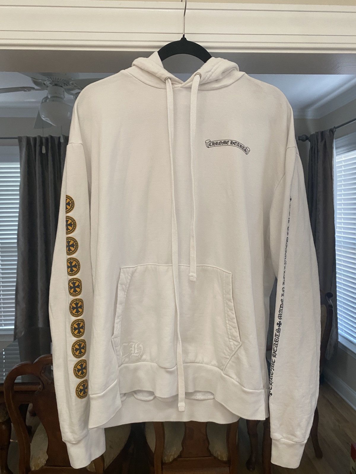 Chrome Hearts Chrome Hearts Yellow Cross Hoodie Size US M / EU 48-50 / 2 - 1 Thumbnail