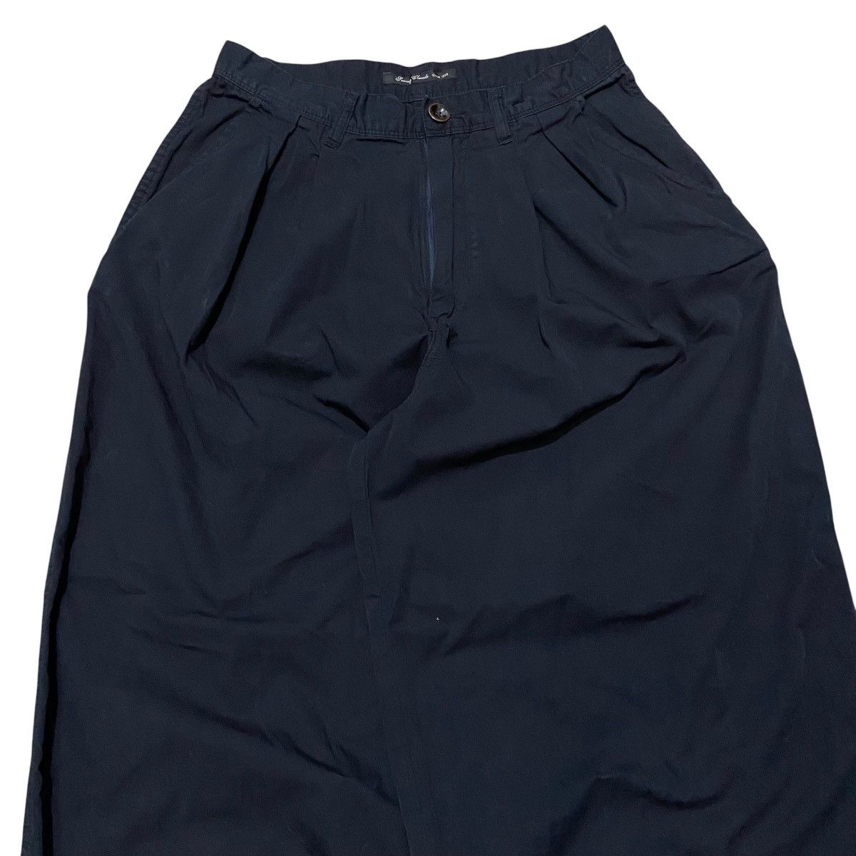 Japanese Brand Sunny Clouds Twill Wide Balloon Pants - Black Size US 28 / EU 44 - 2 Thumbnail