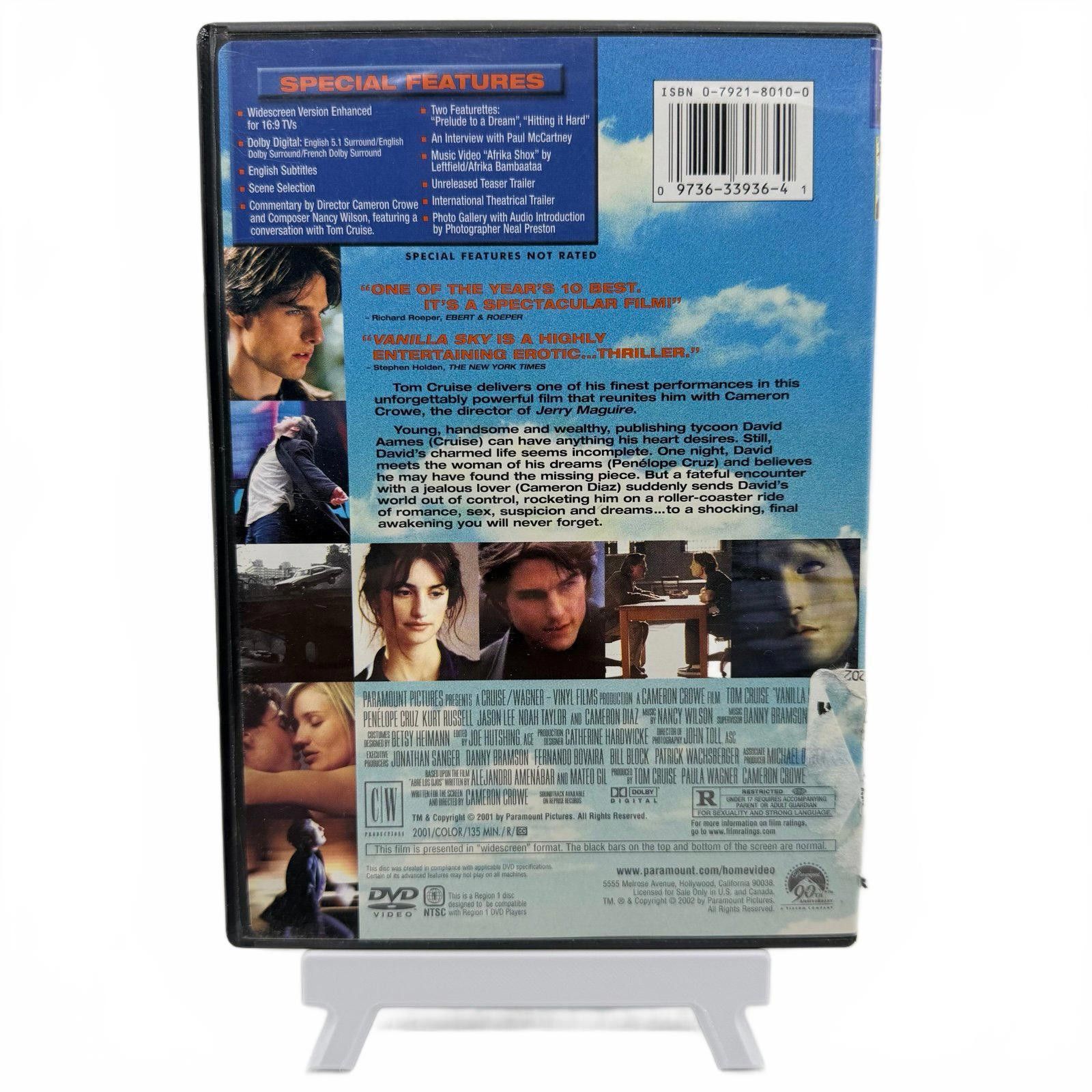Other Vanilla Sky (2001) - DVD Movie - Thriller / Sci-fi Size ONE SIZE - 2 Thumbnail