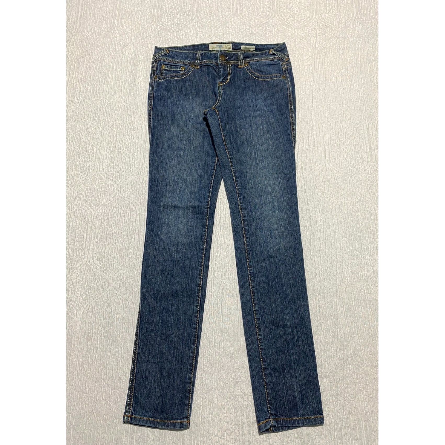 Vintage Vanilla Star Jeans Skinny 5-Pocket Denim Blue Juniors Size 7 Womens Size 28" / US 6 / IT 42 - 6 Thumbnail