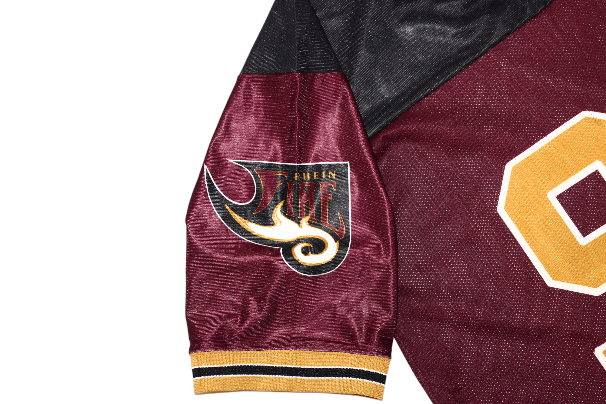 Champion RARE 00's Rhein Fire NFL European League of Football Jersey Size US L / EU 52-54 / 3 - 8 Thumbnail