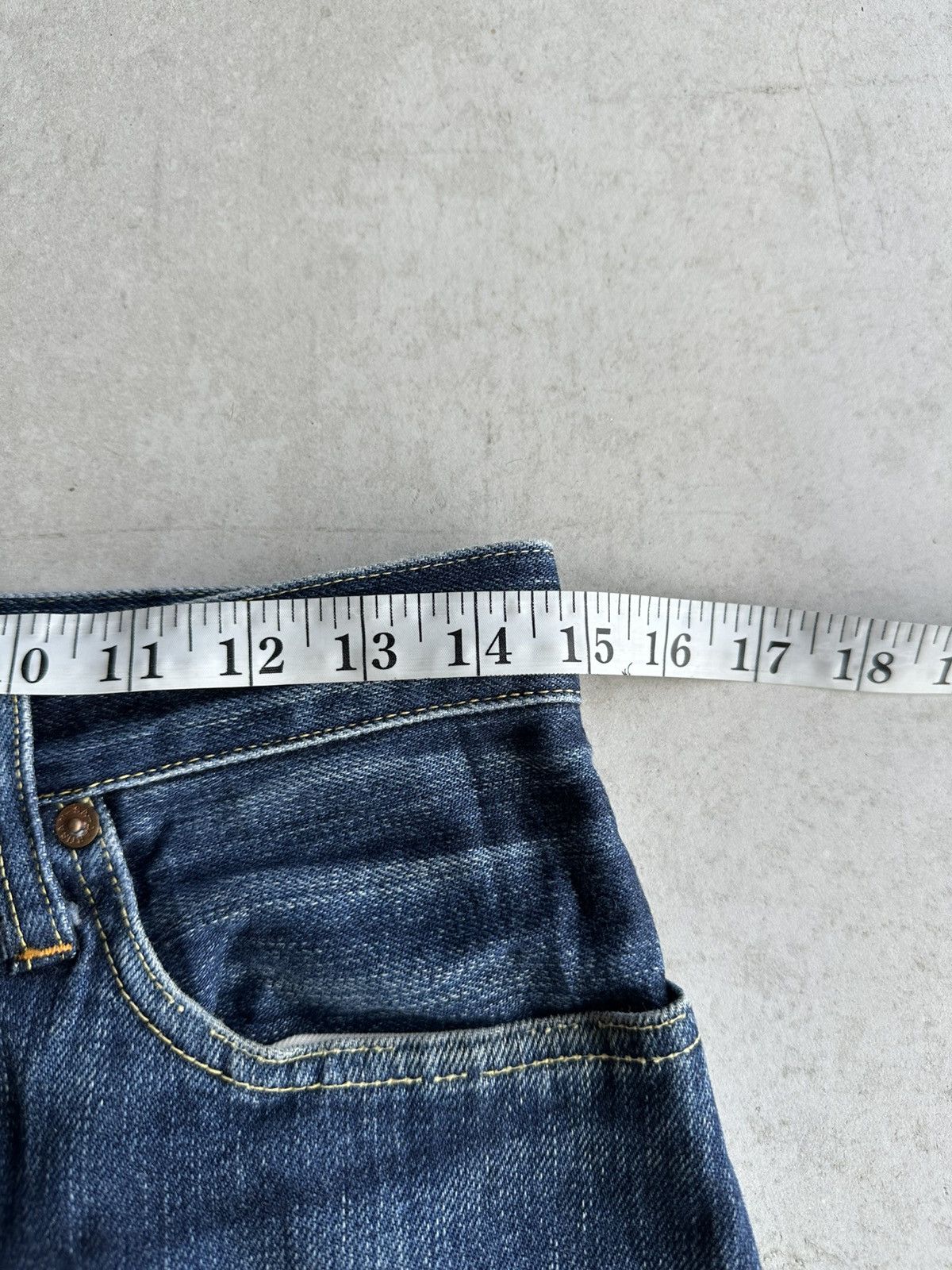 Studio D'Artisan SICKSS! Vintage STUDIO D ARTISAN Denim Lemon Stitch/Selvedge Size US 29 - 9 Thumbnail