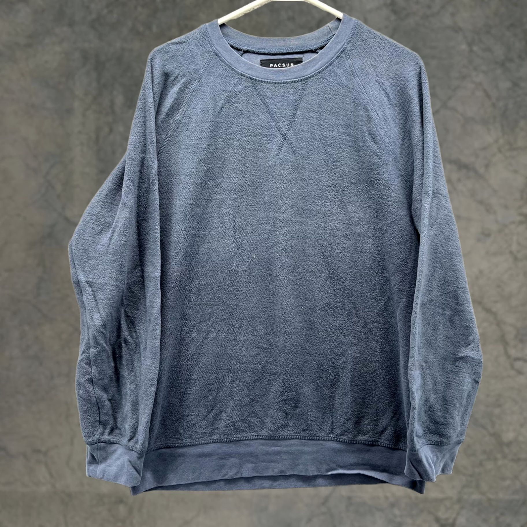 Pacsun PacSun Sweatshirt Mens Small Blue Fleece Crewneck Pullover Solid Casual Regular Fit Mens Small Blue Sweatshirt Size US S / EU 44-46 / 1 - 1 Thumbnail