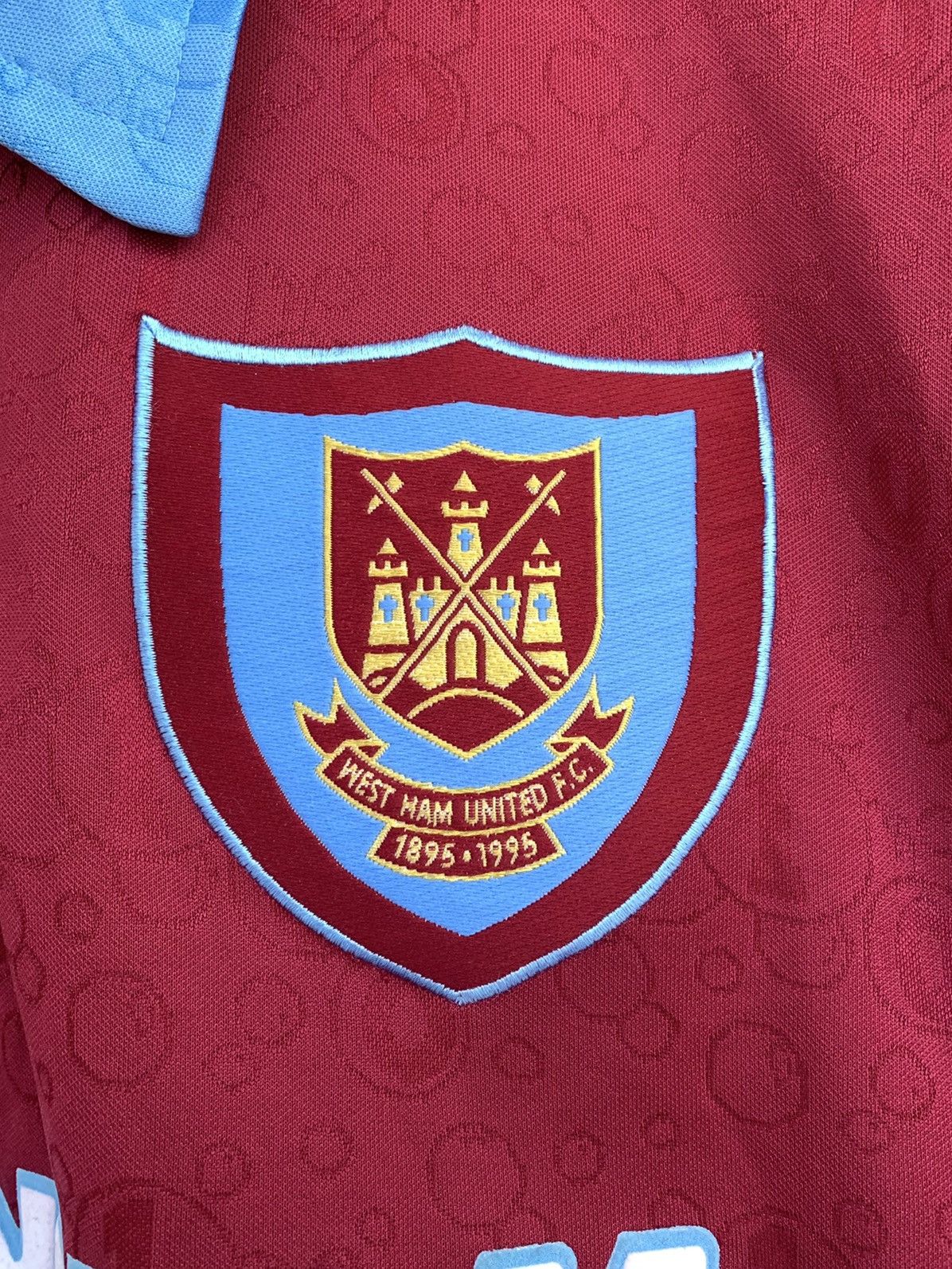 PONY Pony West Ham United FC Vintage 1995-1997 Home Shirt Size M Size US M / EU 48-50 / 2 - 5 Thumbnail