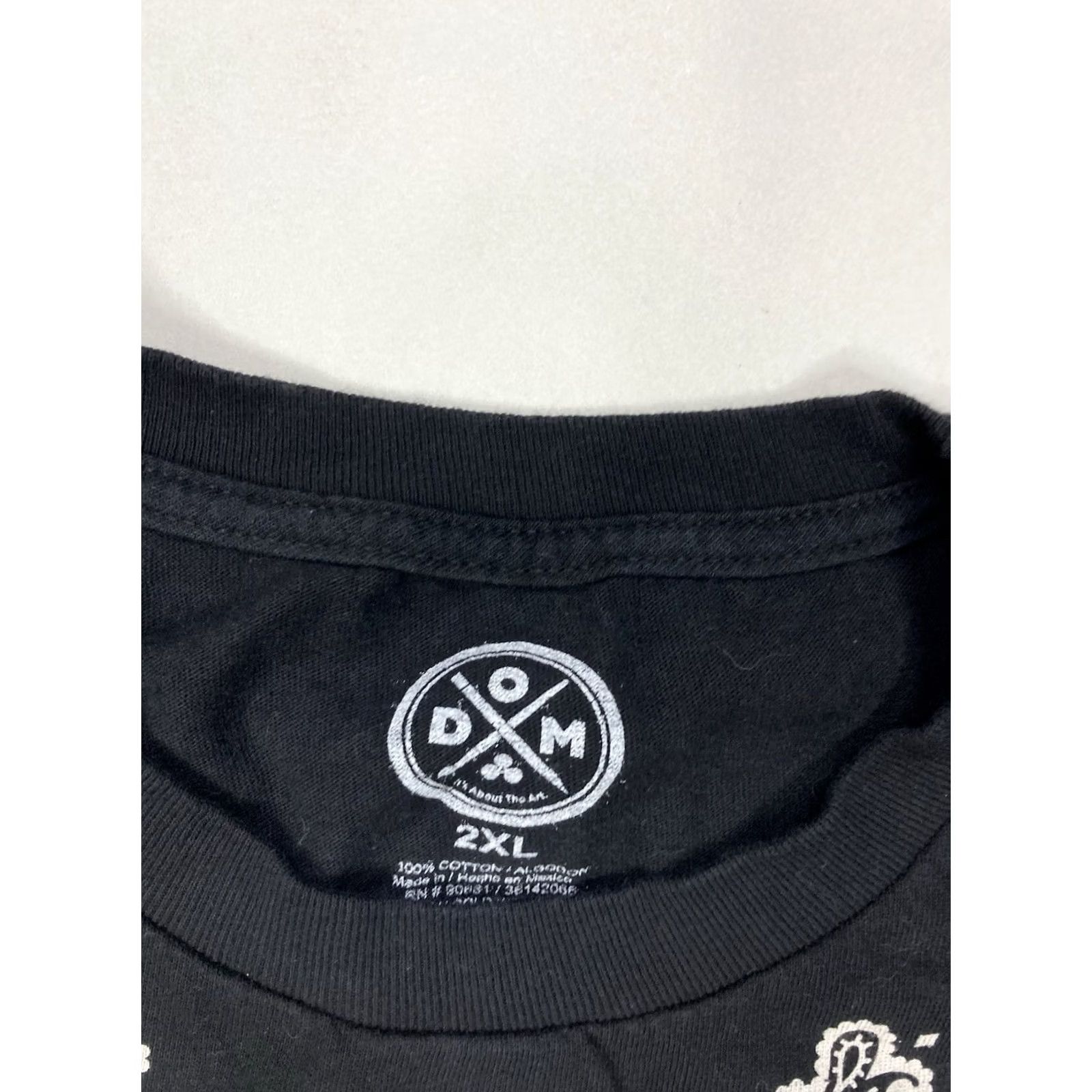 Vintage ODM Skull Graphic T-shirt Men XL Black Short Sleeve Crew Neck Logo All Seasons Size US XL / EU 56 / 4 - 4 Thumbnail