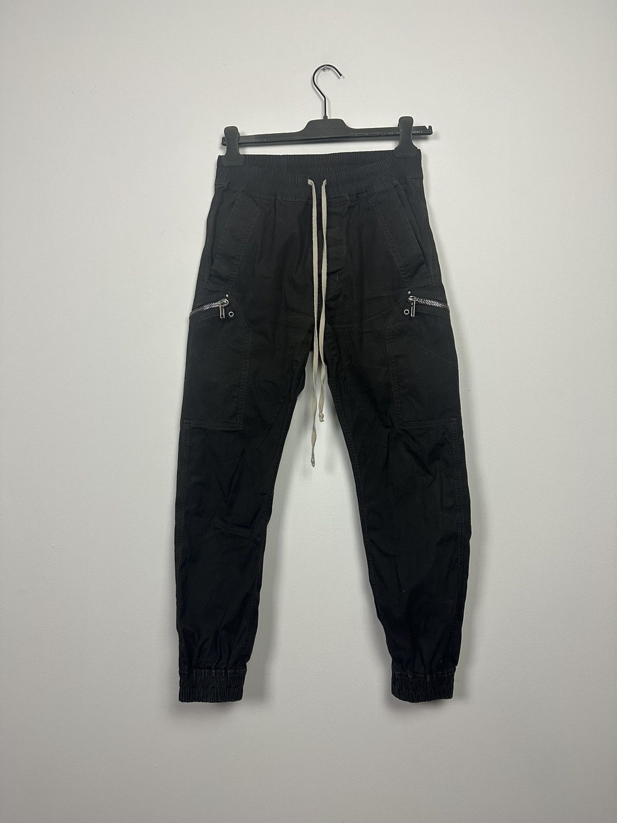 image of Rick Owens Fw20 ‘Performa’ Panelled Cargojoggers in Dark Dust, Men's (Size 30)