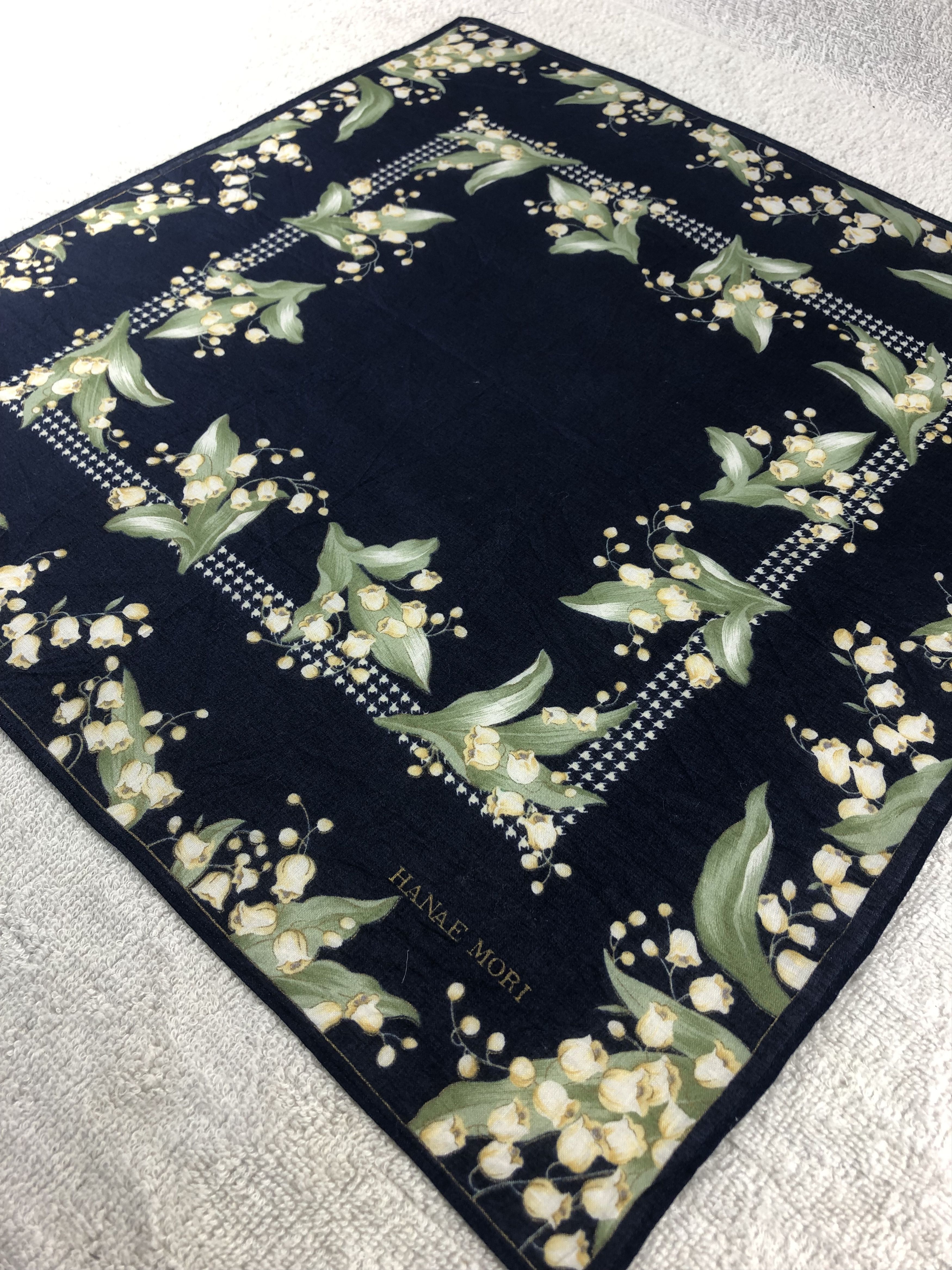 Hanae Mori × Japanese Brand × Vintage Hanae Mori Handkerchief / Bandana / Neckerchief Size ONE SIZE - 4 Thumbnail