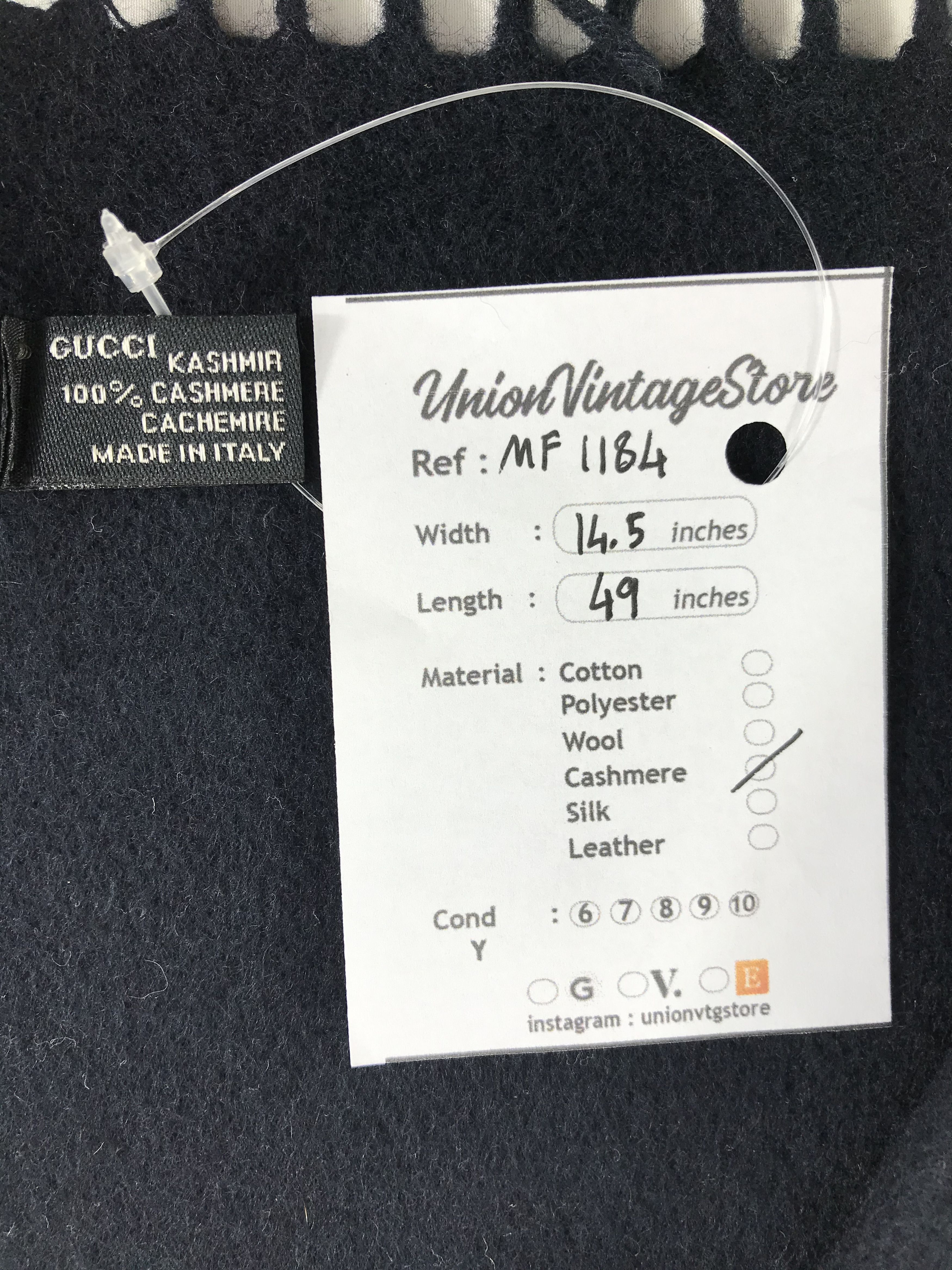 Gucci Vintage Gucci Scarf/Muffler/Neckwear MF1184 Size ONE SIZE - 5 Thumbnail