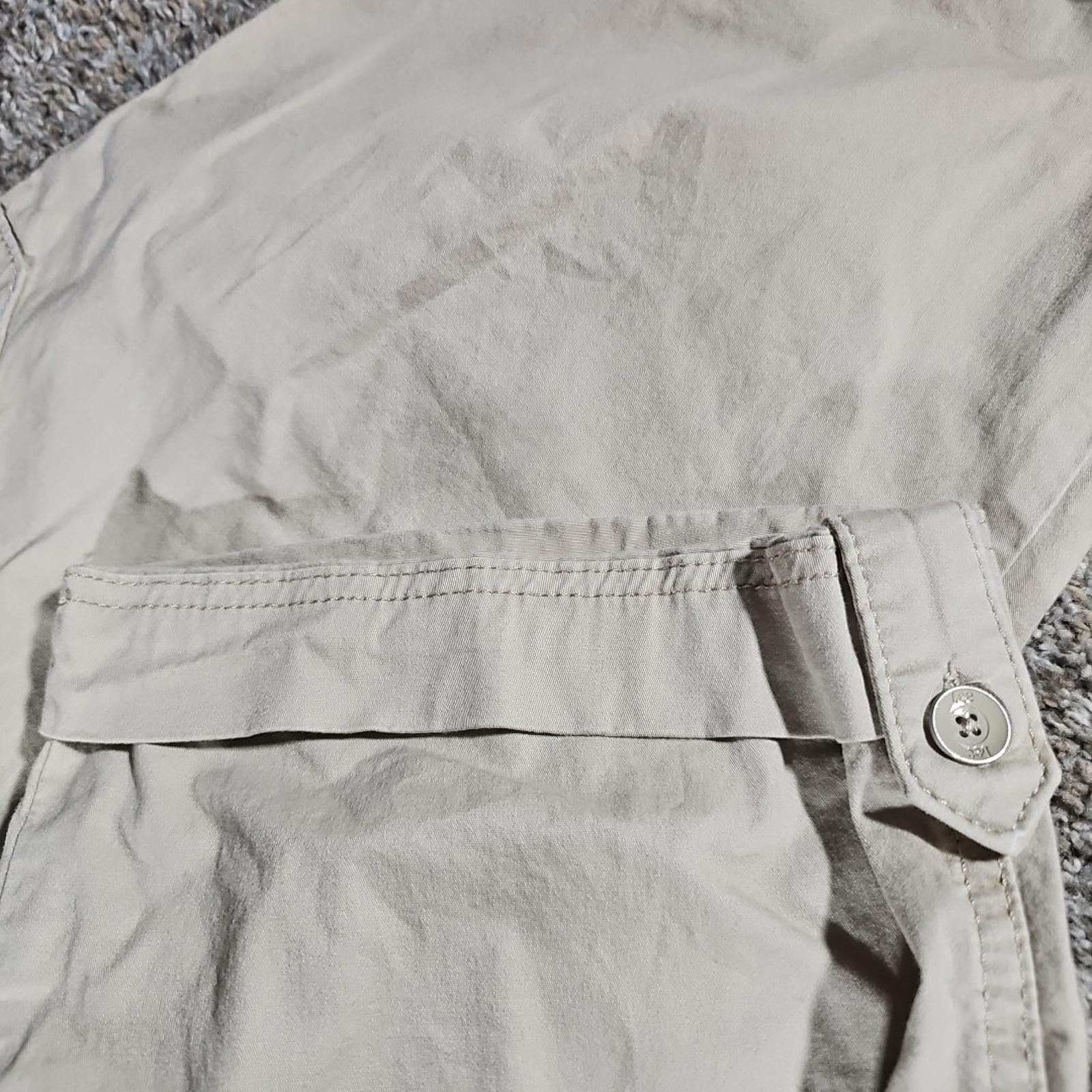 Lee Lee Relaxed Fit Midrise Womans 20W Cuffed Khaki Capris Size 42" / US 20 - 5 Thumbnail