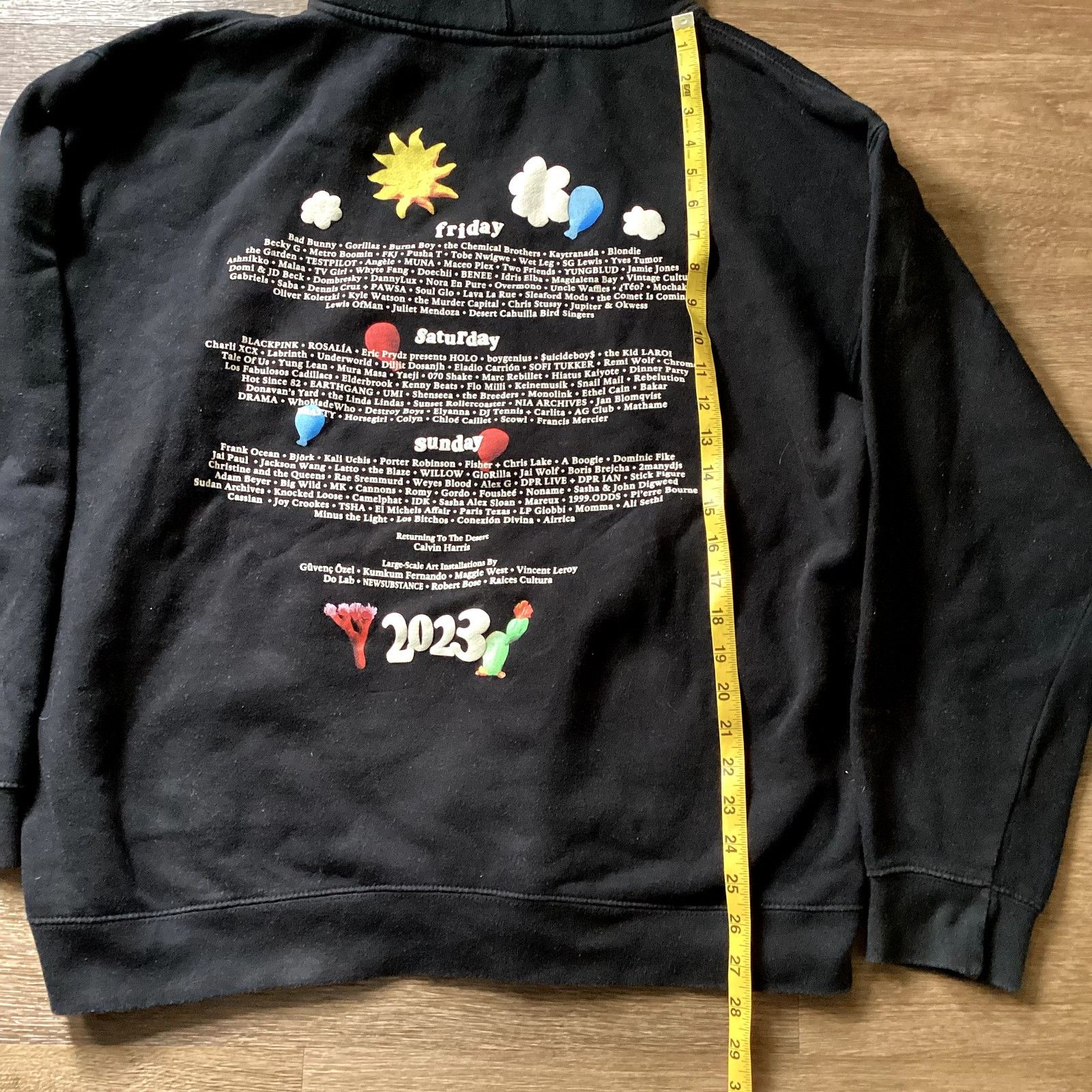 Coachella 2023 Coachella Black Hoodie- Size XL Size US XL / EU 56 / 4 - 4 Thumbnail