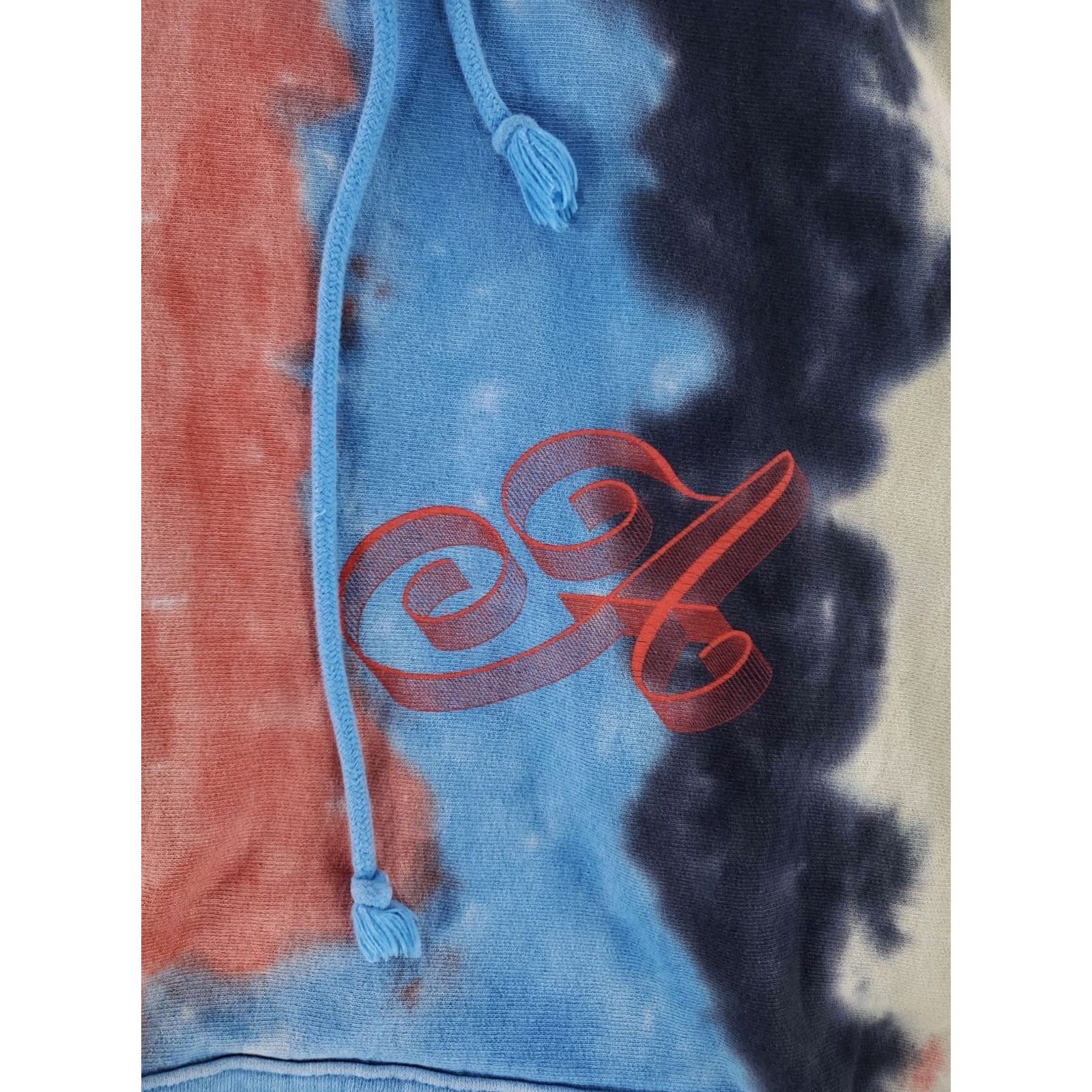 Awake NY Awake Hoodie Mens M Tie-Dye Blue Pink Black Yellow Multicolor Pullover Hoodie M Men Shirt Size US M / EU 48-50 / 2 - 2 Thumbnail