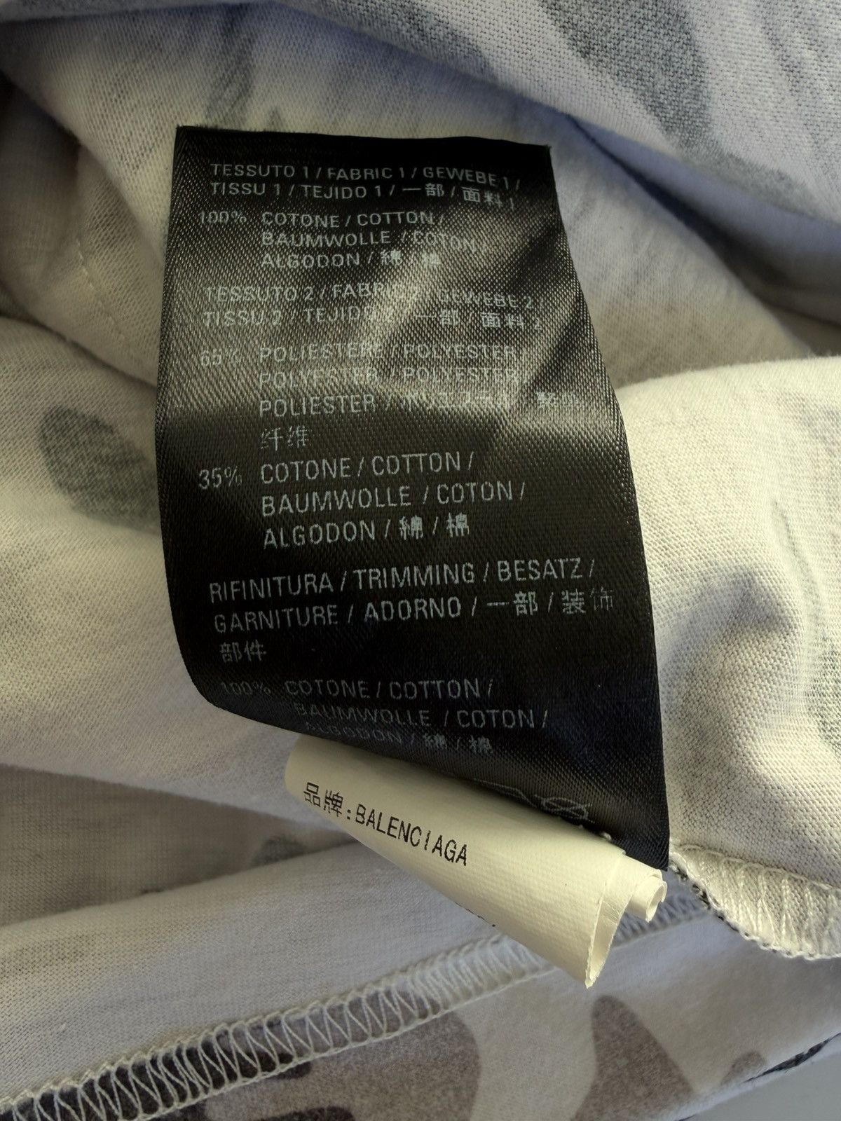 Balenciaga Balenciaga Camo Double-Layer Love Bear Tee Size US XS / EU 42 / 0 - 8 Thumbnail