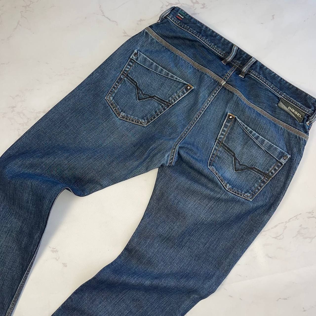 Diesel Diesel Vintage Jeans Mens w32 Blue Denim Pants Straight Y2K Size US 34 / EU 50 - 11 Thumbnail