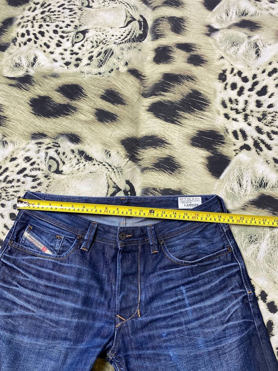 Diesel DIESEL🔥THRASHED DISTRESSED DENIM SWEATPANTS Size US 34 / EU 50 - 14 Thumbnail