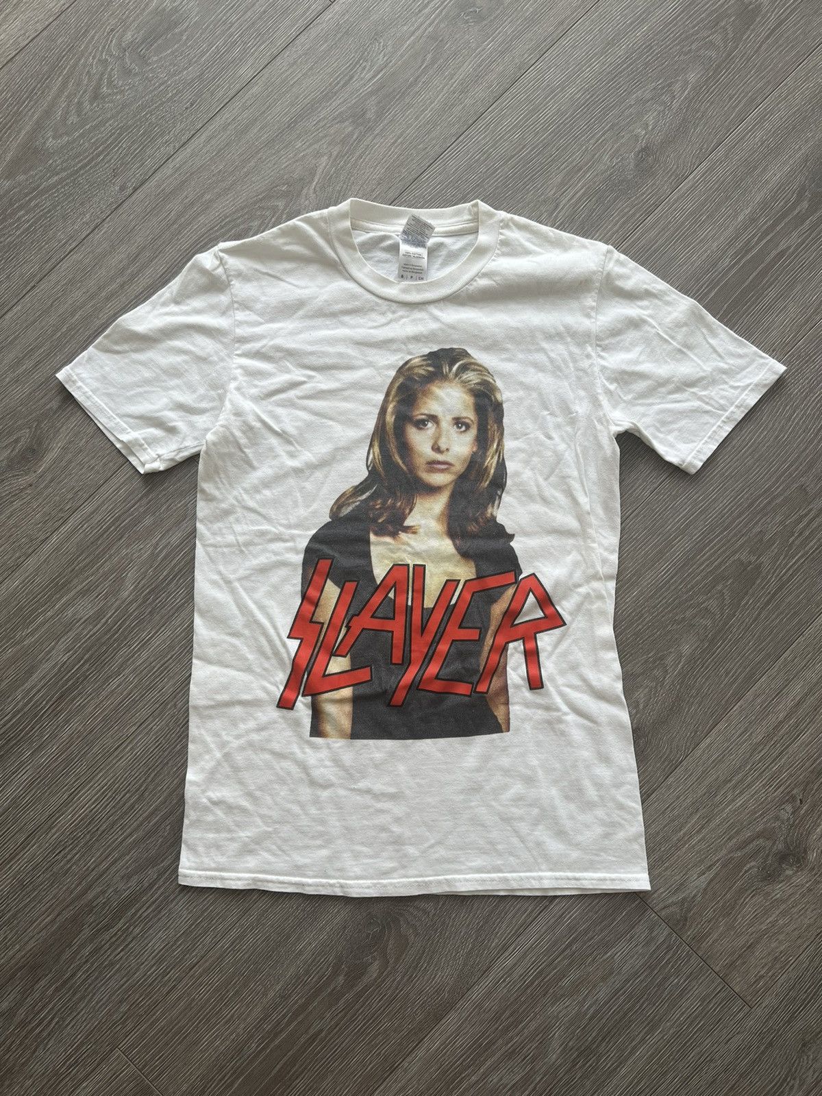Band Tees × Slayer Vintage 💥 Slayer Band T-Shirt Tee Size US S / EU 44-46 / 1 - 1 Thumbnail