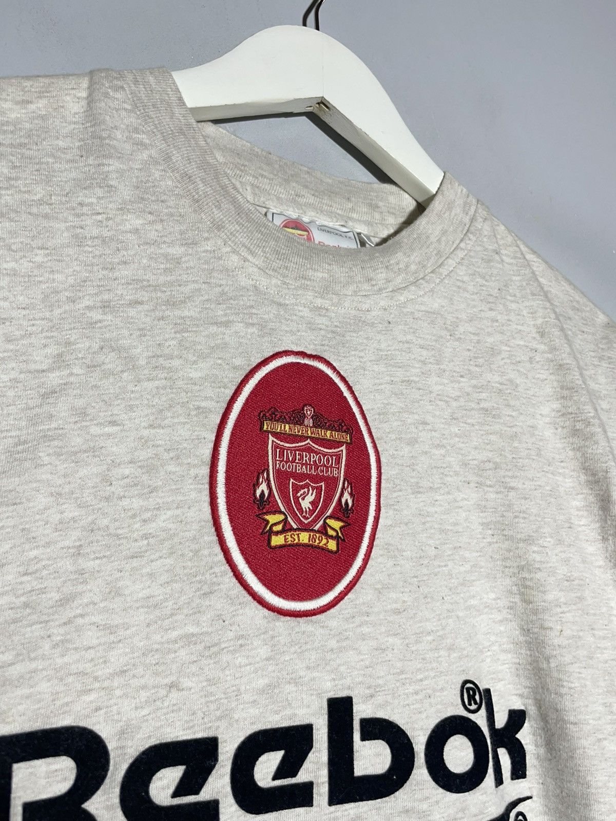 Vintage Liverpool FC 90’s Y2k Streetwear Centre Logo Reebok T-Shirt Size US L / EU 52-54 / 3 - 4 Thumbnail