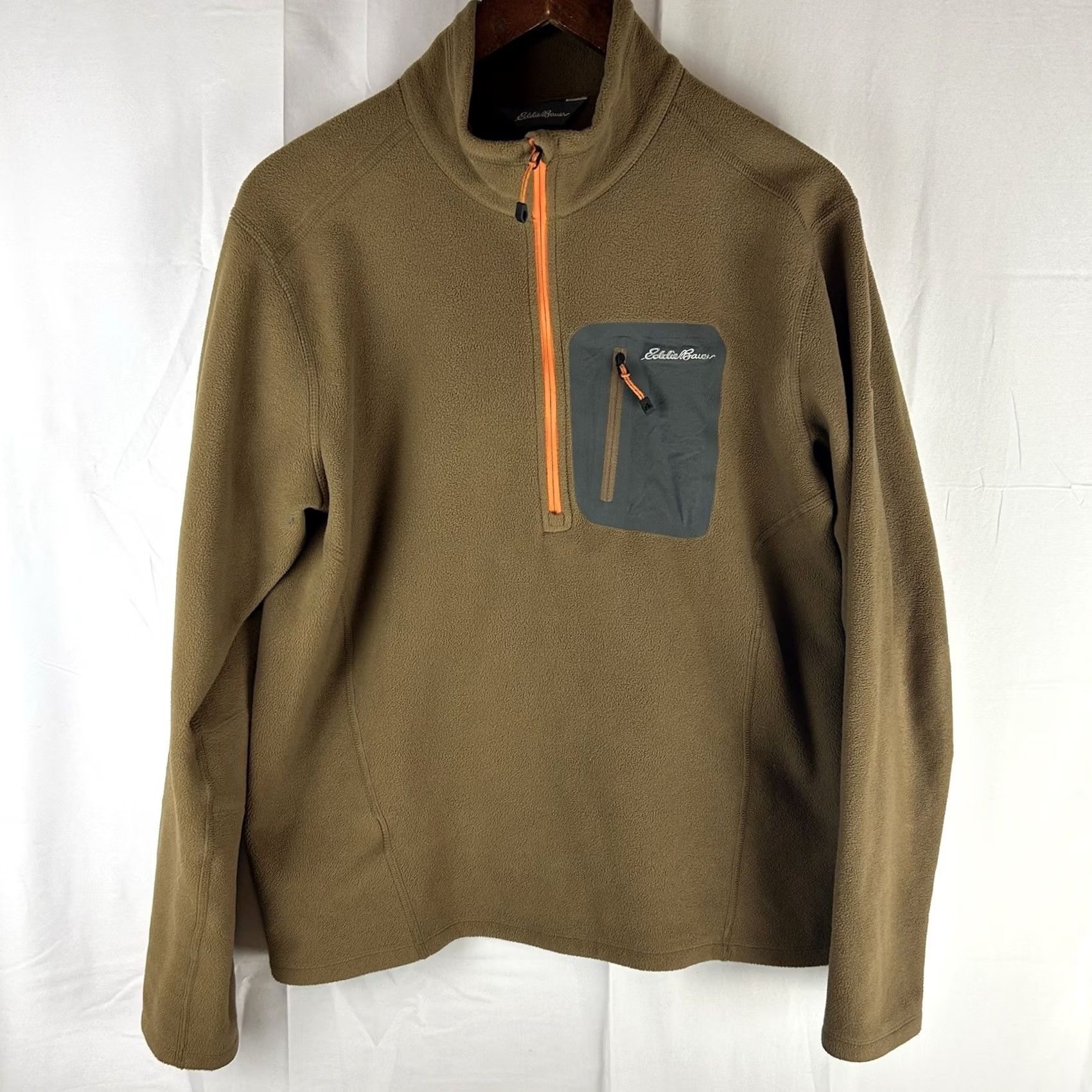 Eddie Bauer Eddie Bauer First Ascent Fleece Jacket Mens Medium 1/4 Zip Pullover Polartec Brown X-Large Size US M / EU 48-50 / 2 - 2 Thumbnail