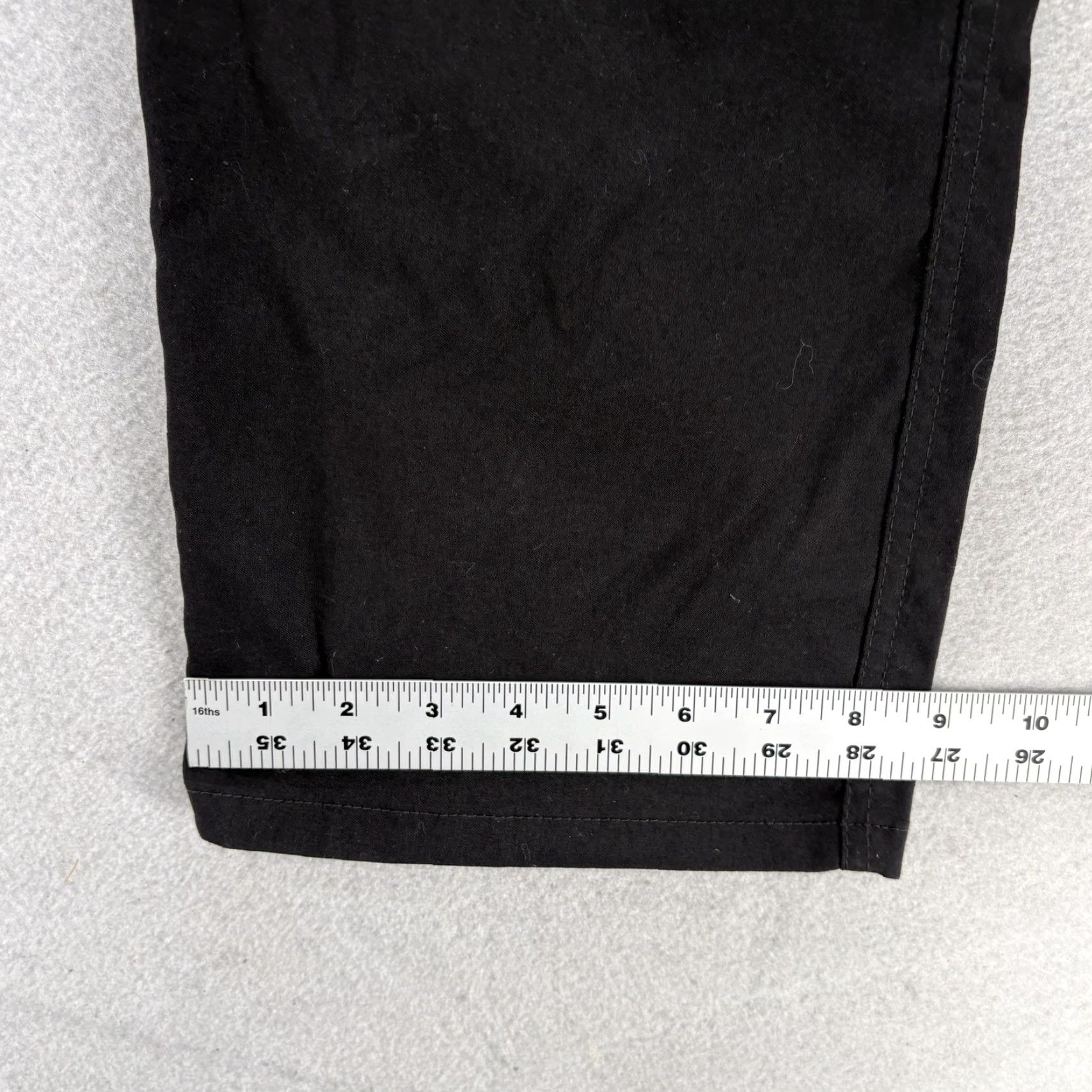 Wrangler Wrangler Cargo Pants Mens 36x32 Black Nylon Spandex Stretch Flat Front Pockets Zip Workwear Casual Straight Vintage No Size US 36 / EU 52 - 7 Thumbnail