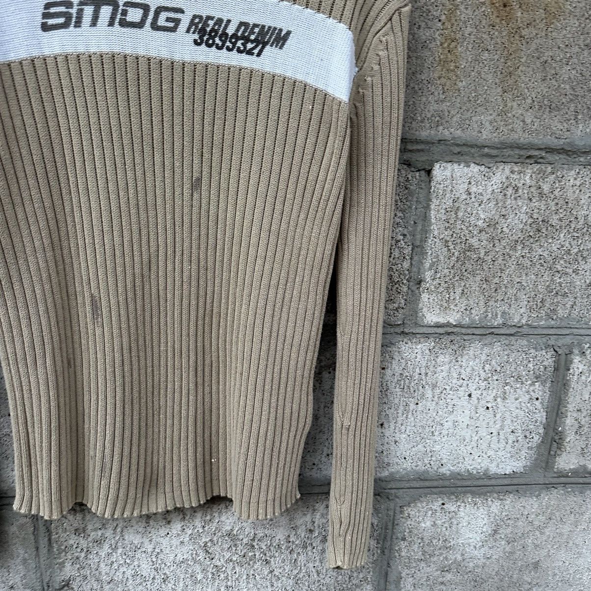 POST ARCHIVE FACTION (PAF) Vintage Knit Sweater Smog Real Denim Beige Size M Grunge Size US M / EU 48-50 / 2 - 4 Thumbnail