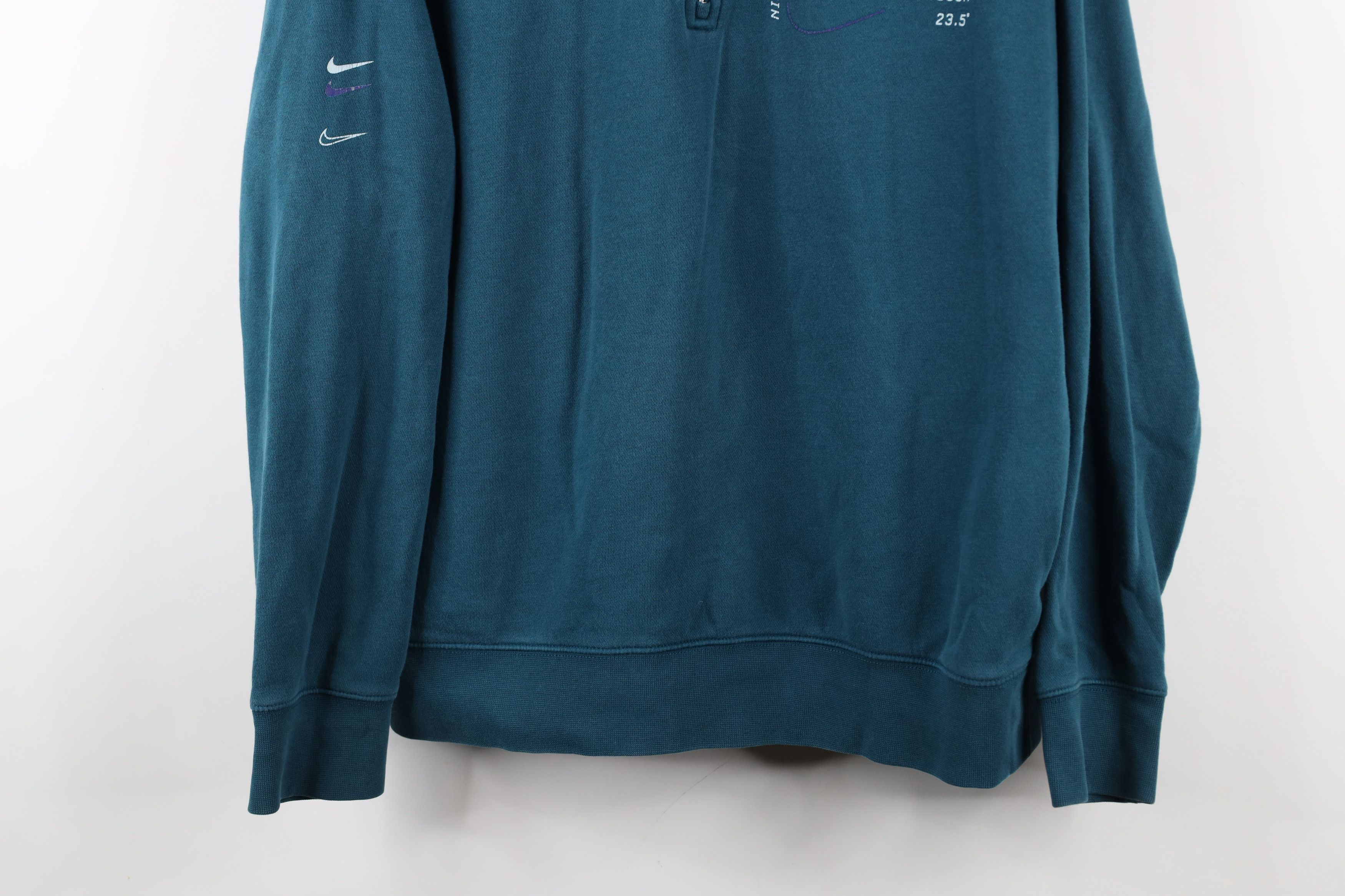 Nike × Vintage Vintage Y2K Nike Sportswear Swoosh Half Zip Sweatshirt Size US M / EU 48-50 / 2 - 3 Thumbnail