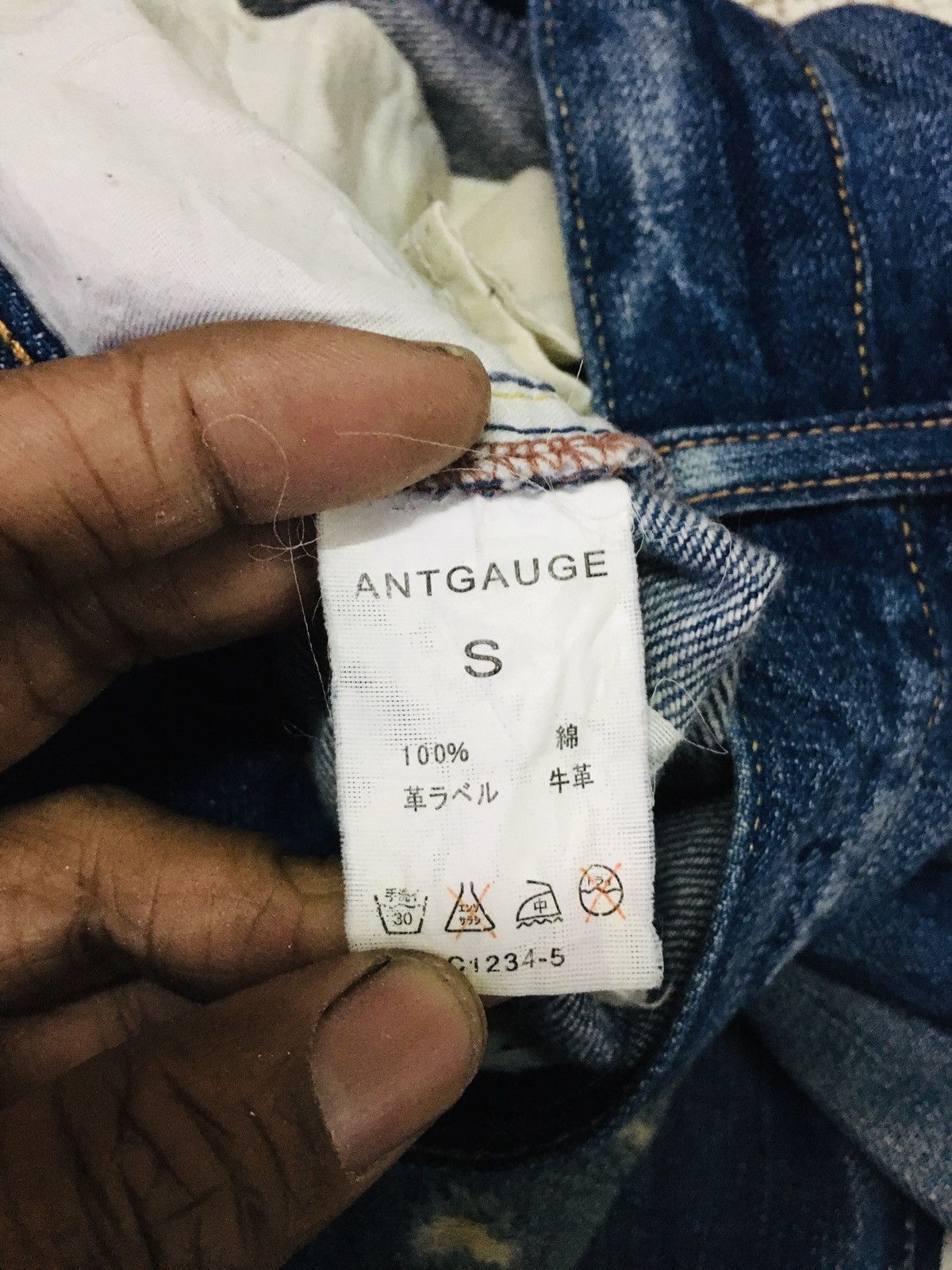 Japanese Brand Antgauge Distressed Jeans (16) Size 30" / US 8 / IT 44 - 7 Thumbnail