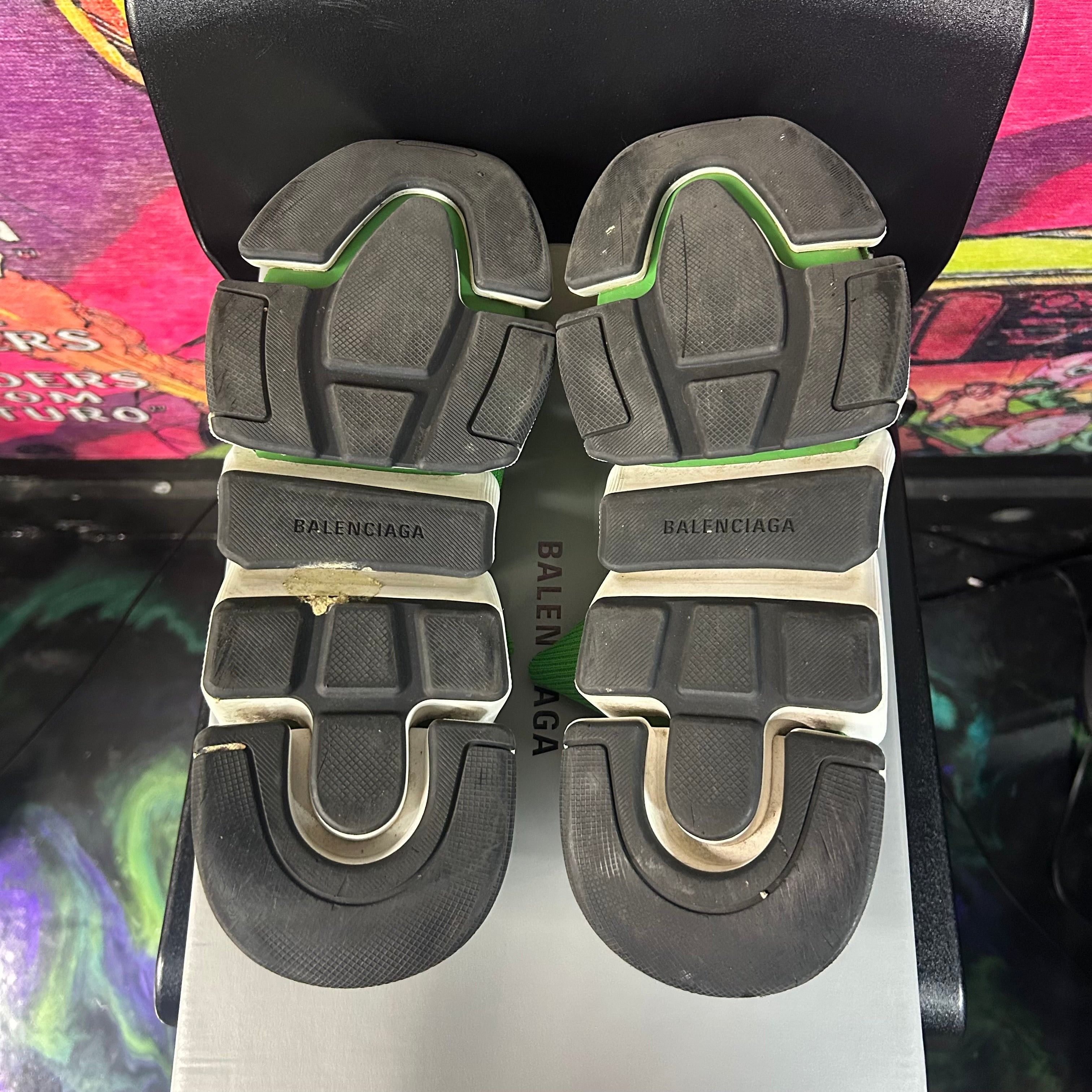 Balenciaga Balenciaga Speed Trainer Vert Fluo (Neon Green) Size 15 Size US 15 / EU 48 - 5 Thumbnail