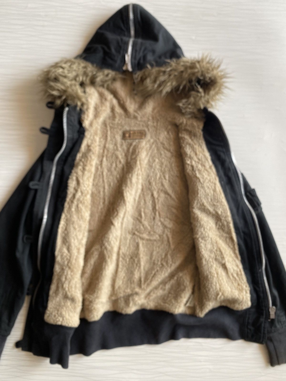 20471120 Japanes Brand Jassie Parka Fur Jacket Sherpa Detachable Hood Size US M / EU 48-50 / 2 - 15 Thumbnail