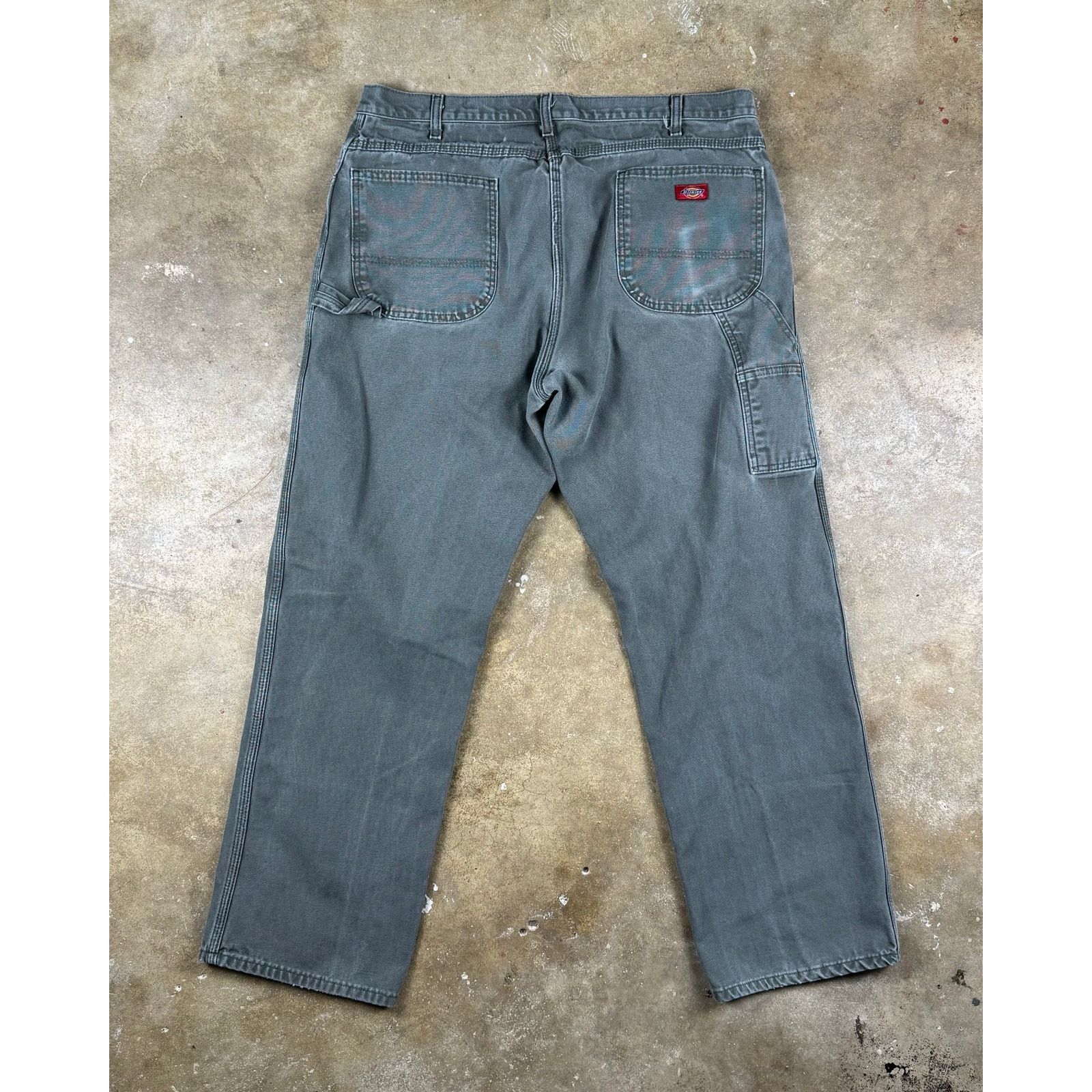 Dickies Dickies Carpenter Pants Men’s 39x31 Green Relaxed Workwear Size US 39 - 2 Thumbnail