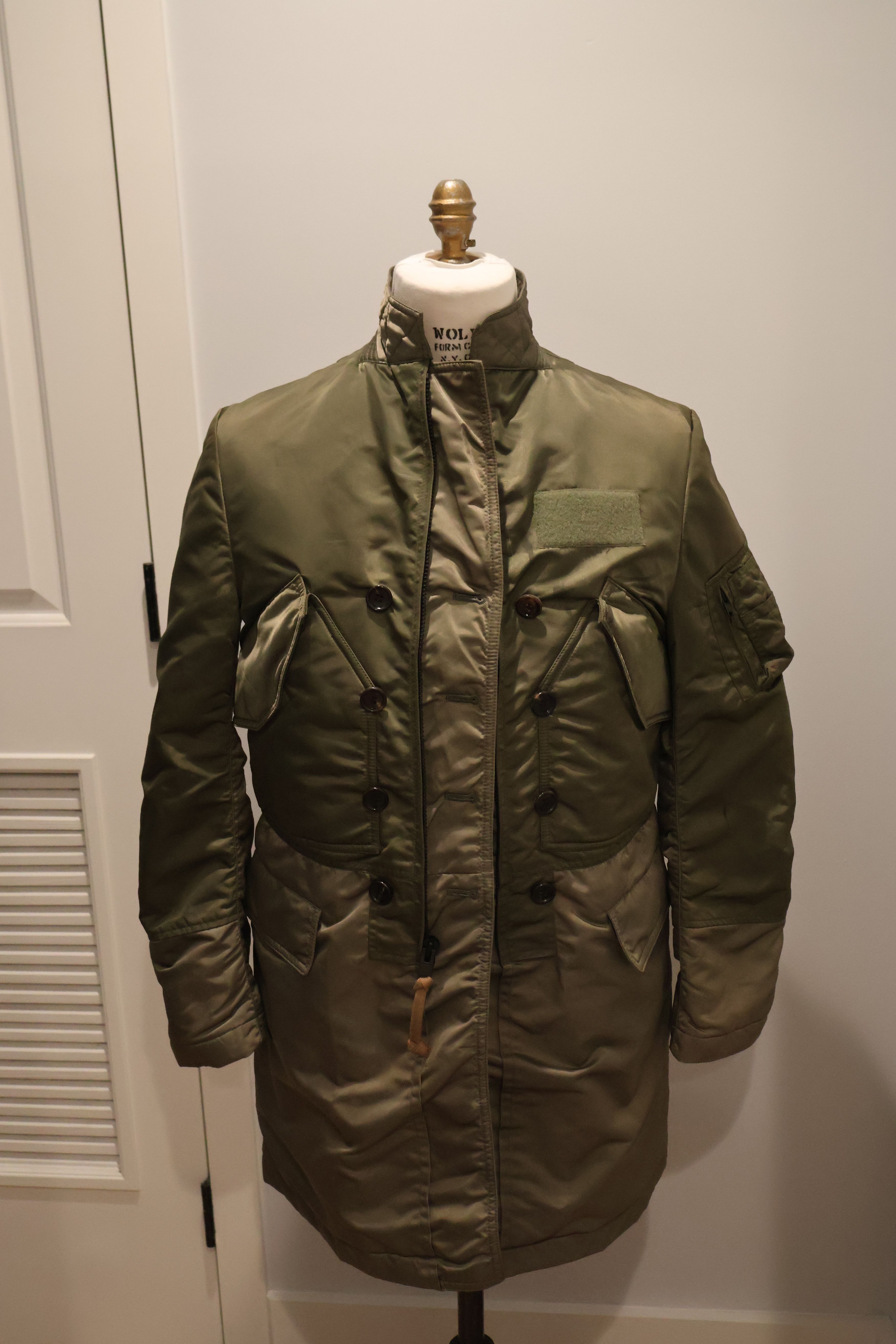 Junya Watanabe eYe Junya Watanabe Man deconstructed nylon green bomber Size US M / EU 48-50 / 2 - 2 Thumbnail