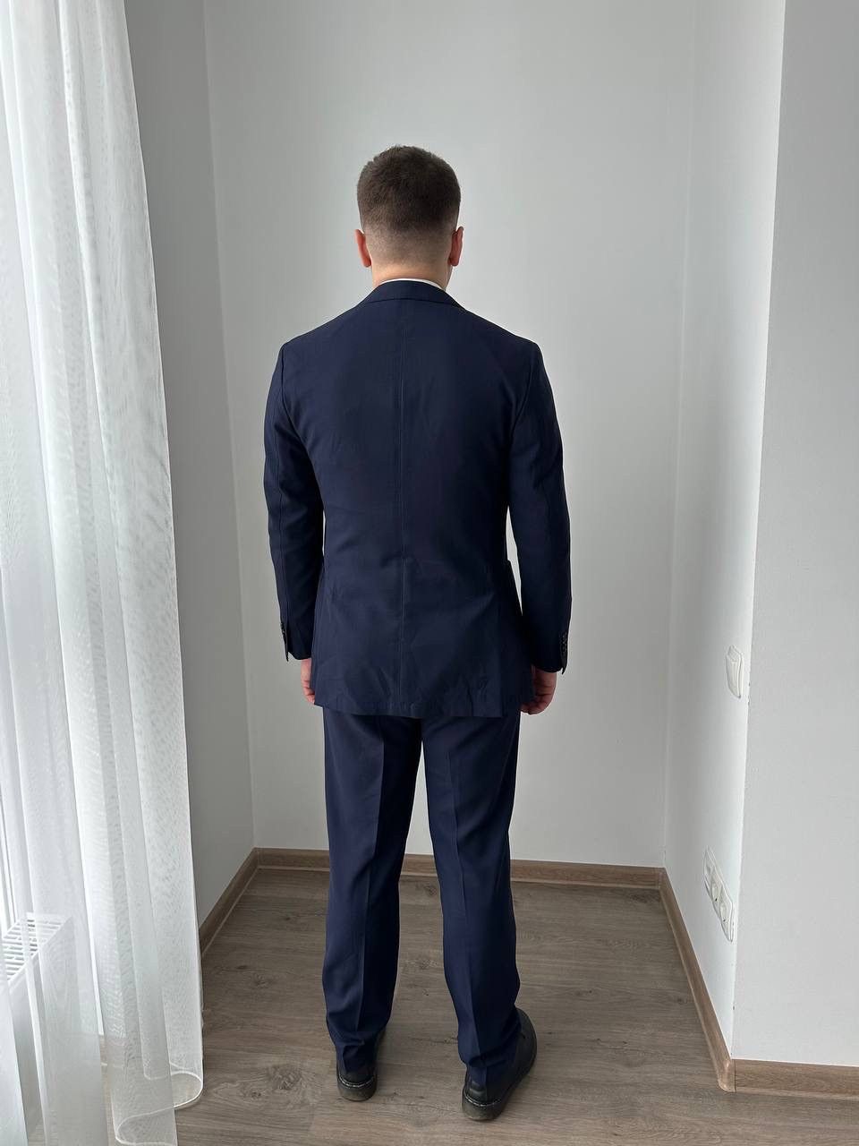 Suitsupply × Vintage Vintage Suitsupply Brescia Blue Mens 50 Suit Size 50R - 6 Thumbnail