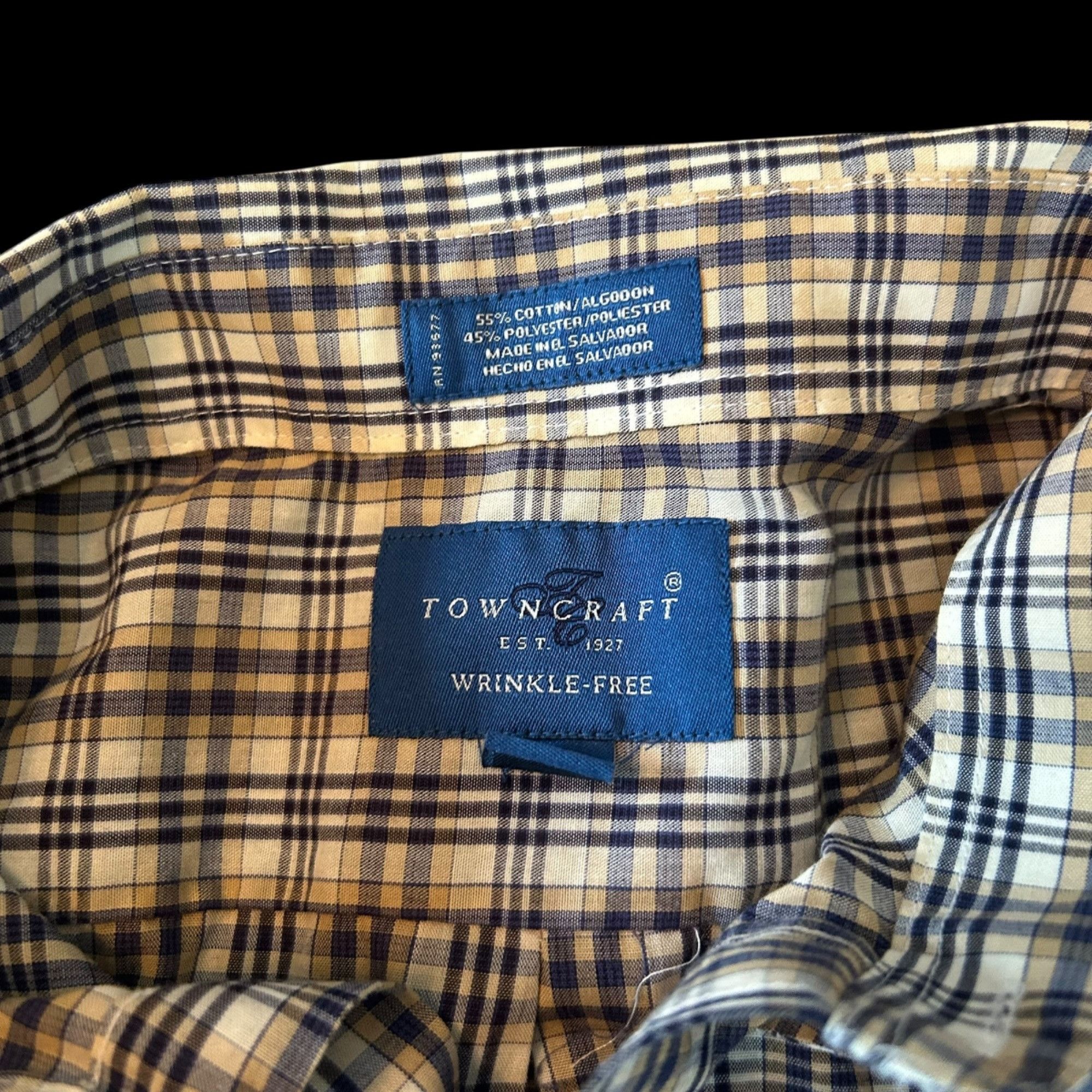 Towncraft Vintage Penneys Towncraft Plaid Button Down Dad Shirt XXL Size US XXL / EU 58 / 5 - 6 Thumbnail