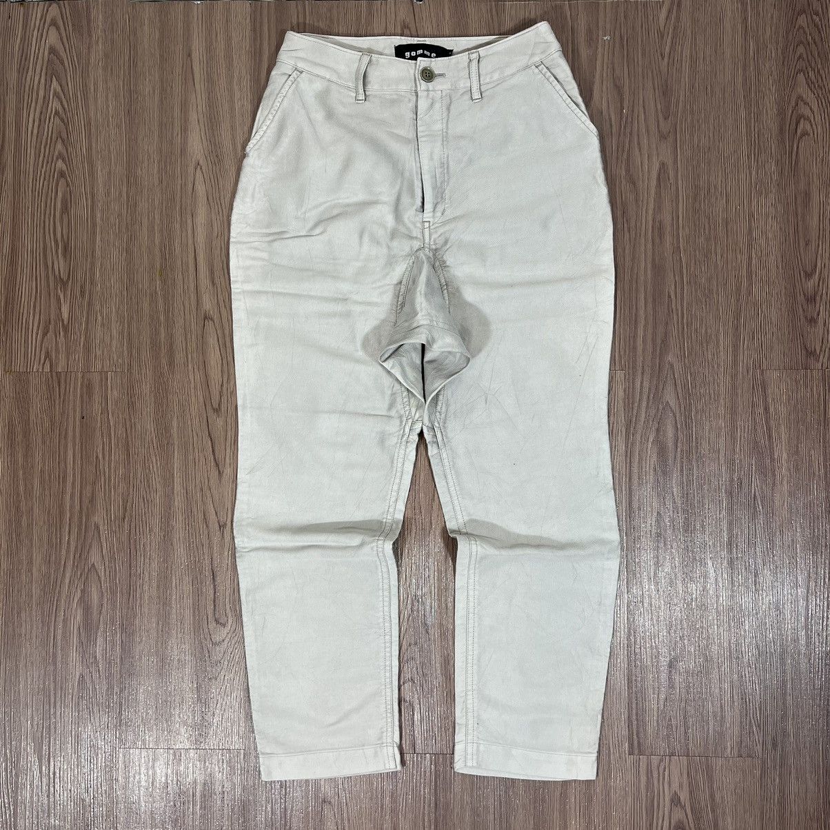Yohji Yamamoto × gomme Gomme Ankle Pant / Hakama Drop Crotch Style Size US 27 - 1 Thumbnail