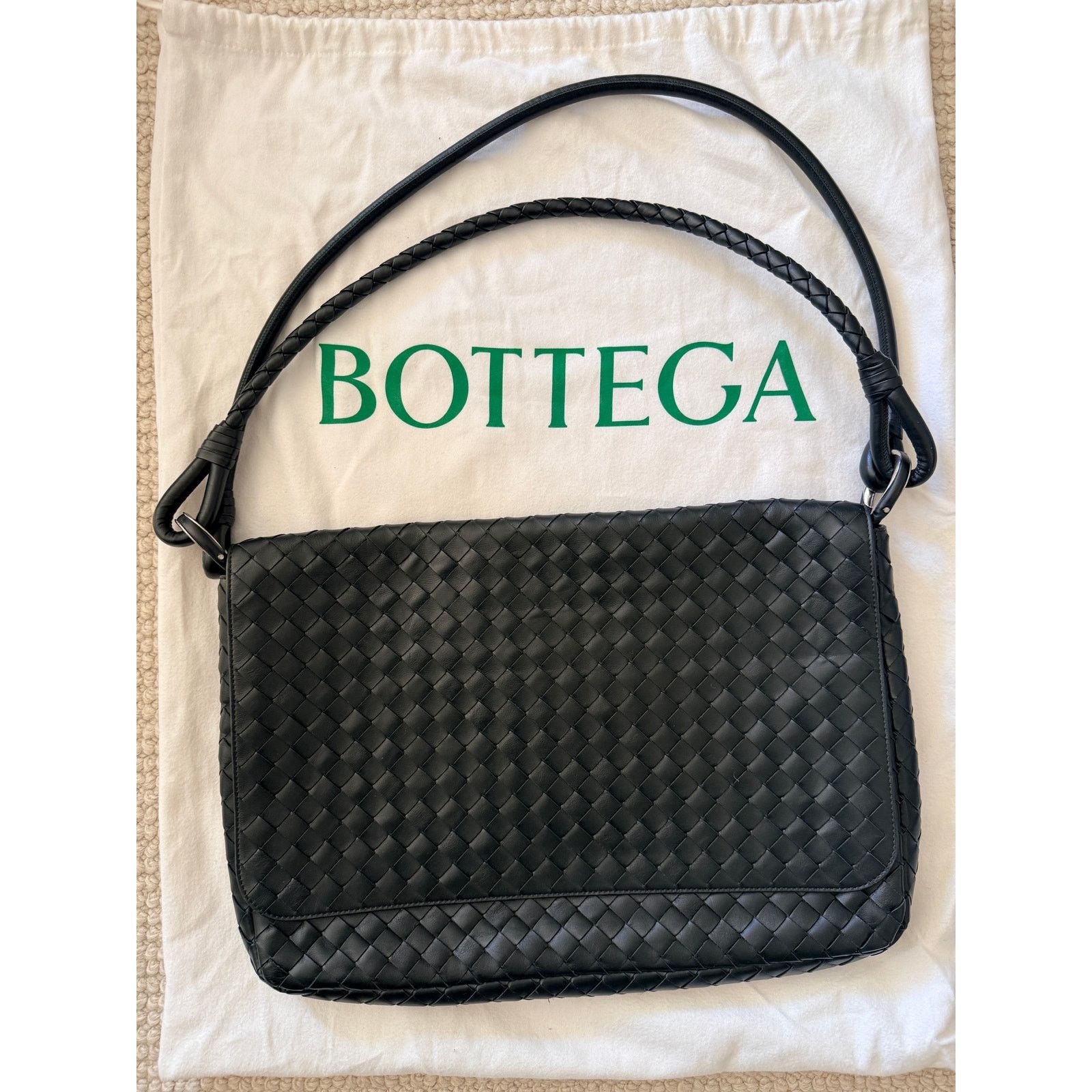 Bottega Veneta Bottega Veneta Borsa Ave Intrecciato Shoulder Crossbody Bag Size ONE SIZE - 7 Thumbnail