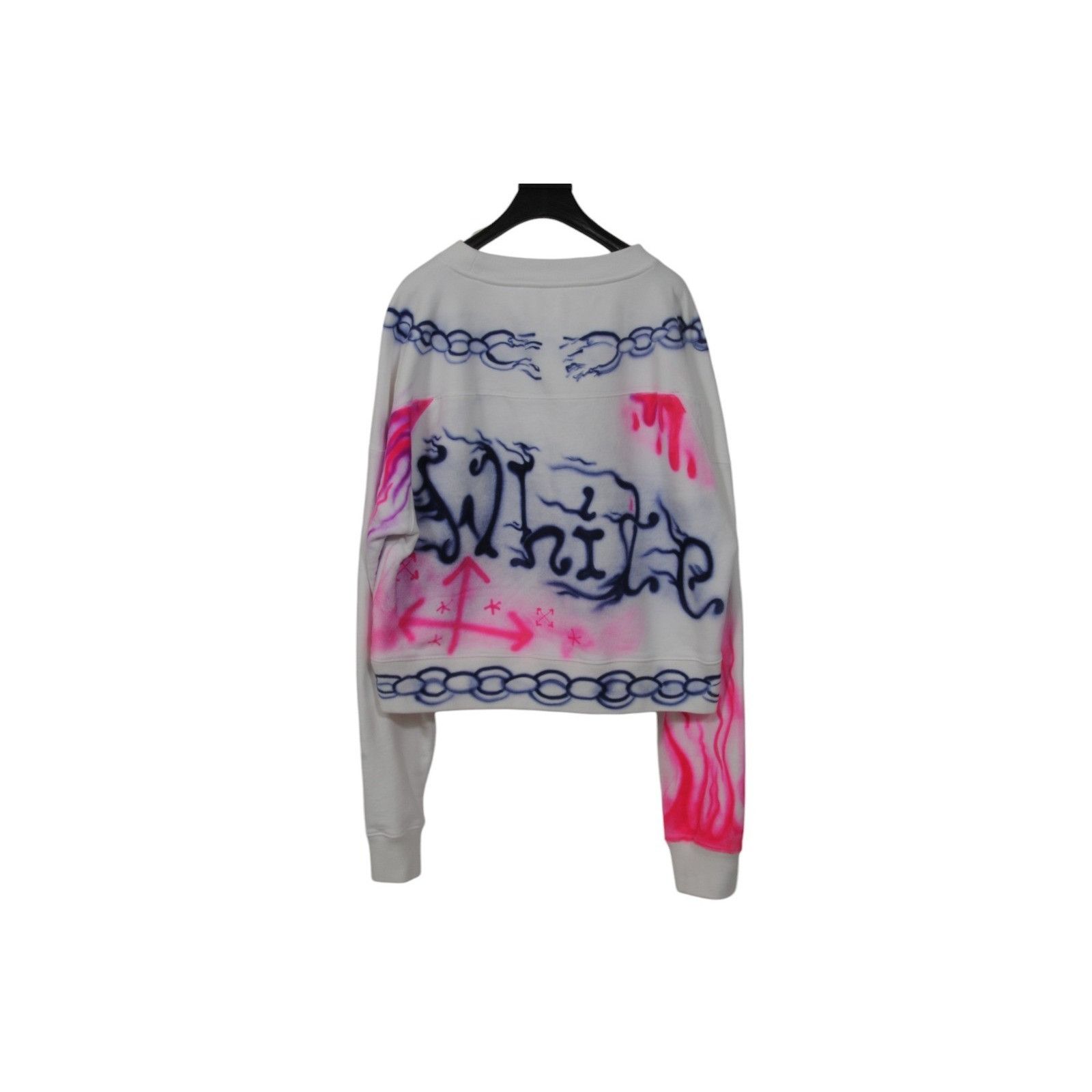 Off-White Off White Babybrush Crewneck Graffiti Contour Sweater Size US XL / EU 56 / 4 - 2 Thumbnail