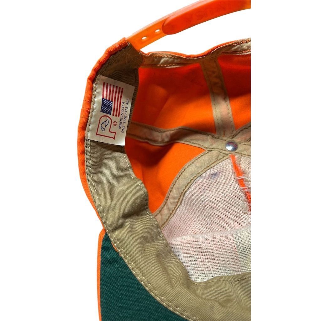 Winchester Winchester Vintage Blaze Orange Embroidered Snapback Hat Size ONE SIZE - 7 Thumbnail