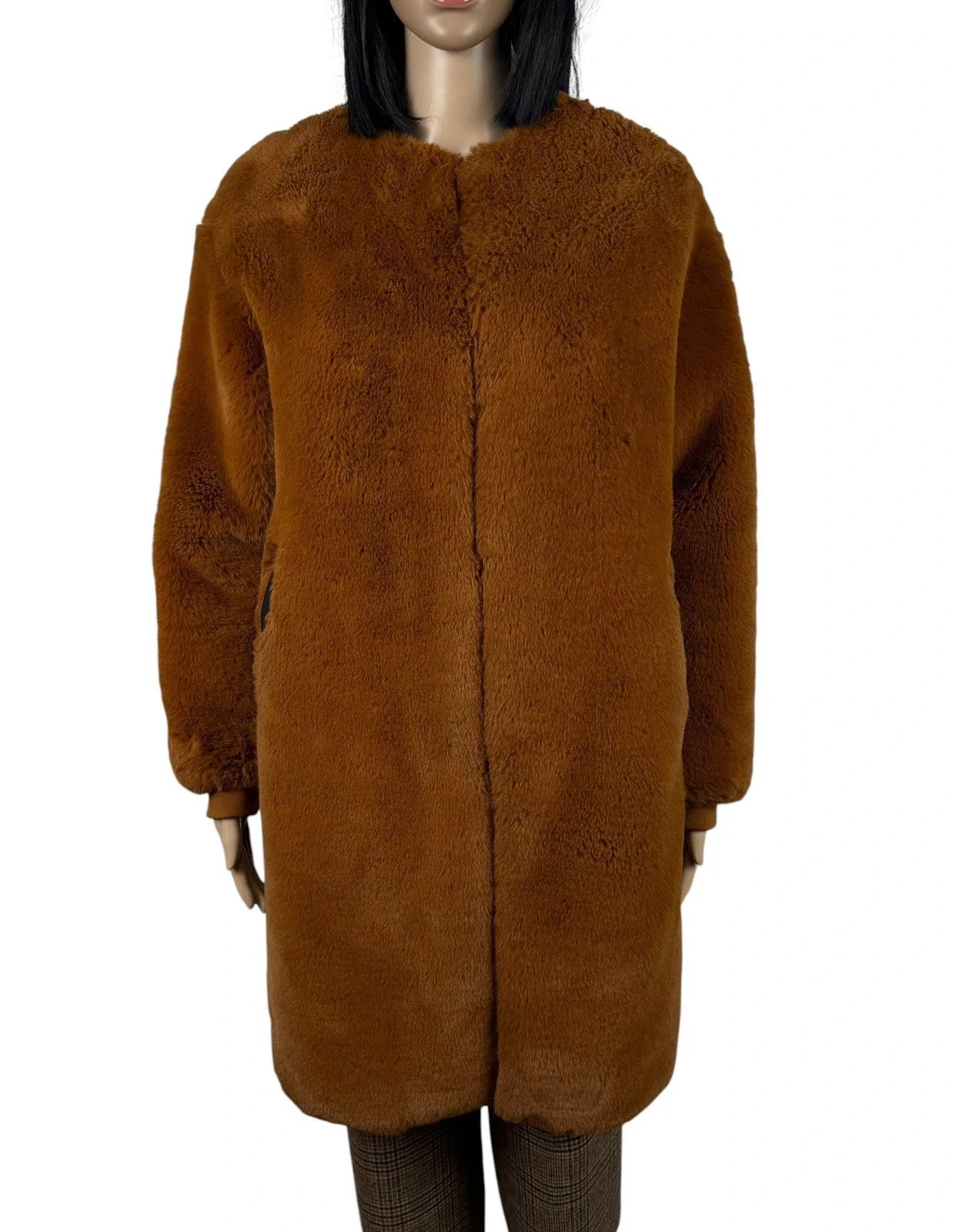 Maje Maje Faux Fur Teddy Coat Polyester Size XS / US 0-2 / IT 36-38 - 3 Thumbnail