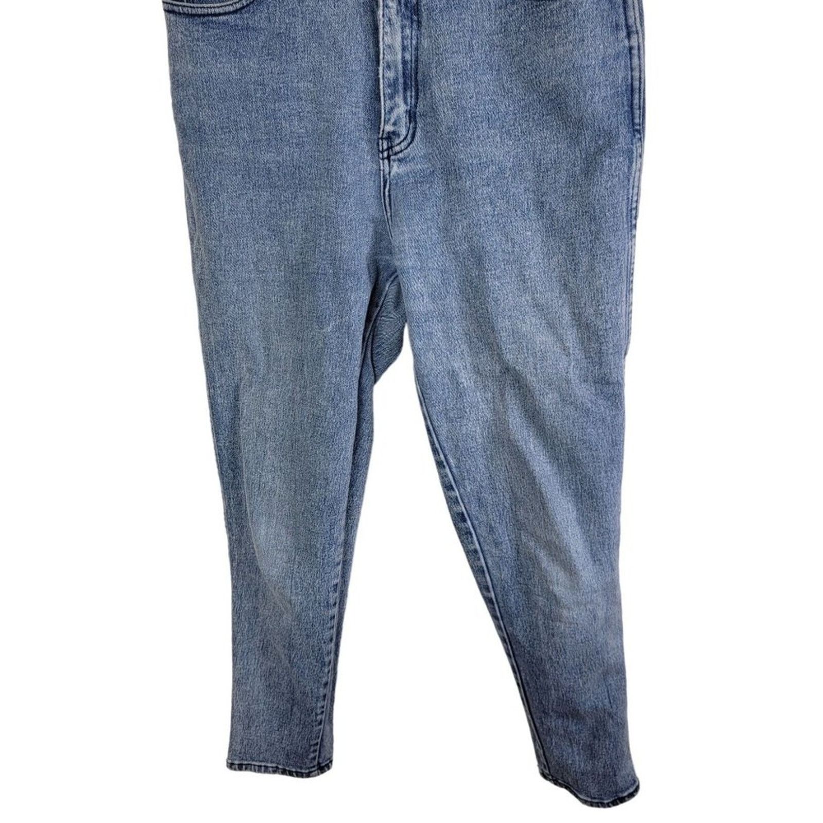 Vintage Pure Jeanswear Vintage 80s High Rise 13" Acid Wash Size 30" / US 8 / IT 44 - 4 Thumbnail