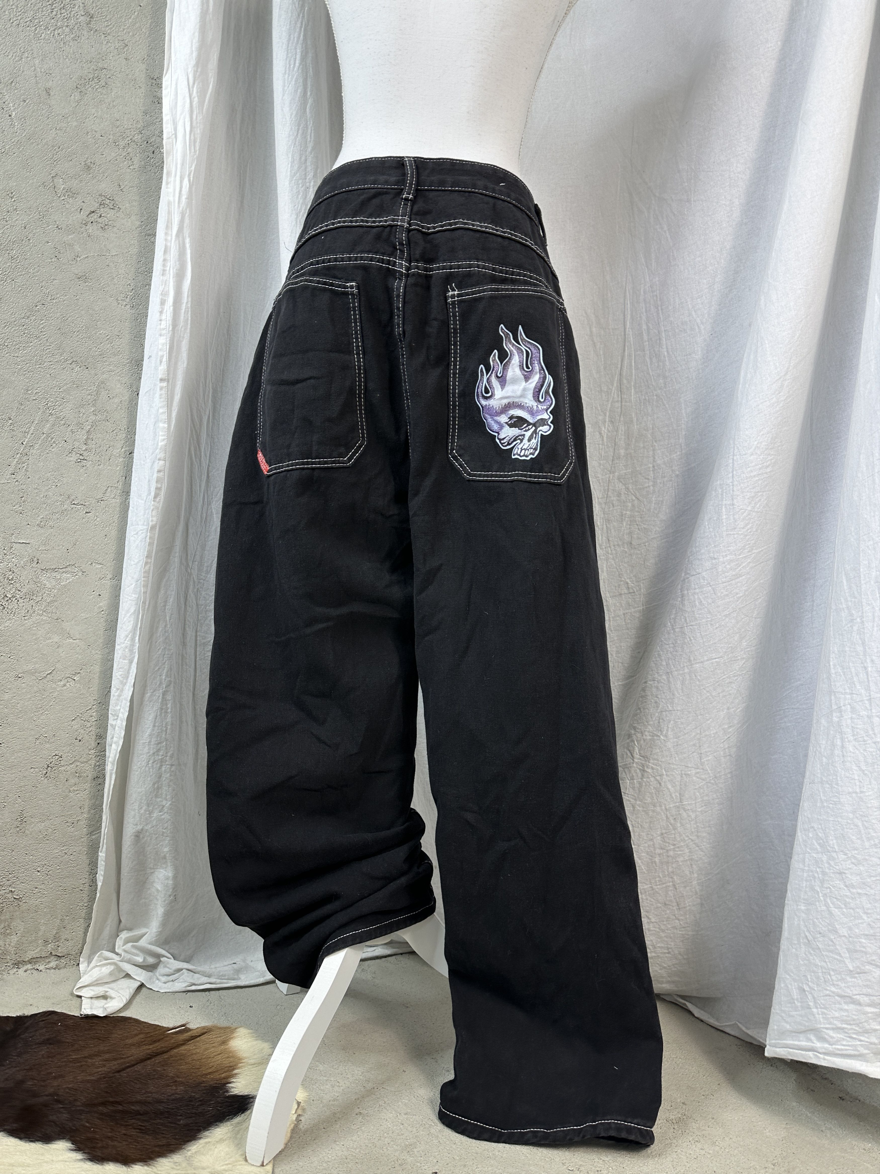 Vintage Skull Vintage Baggy Y2K Jeans Size US 40 / EU 56 - 6 Thumbnail