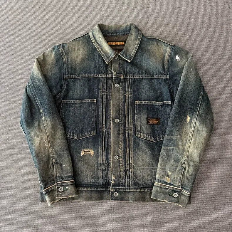 Neighborhood Neighborhood Denim Jacket Size US L / EU 52-54 / 3 - 1 Thumbnail