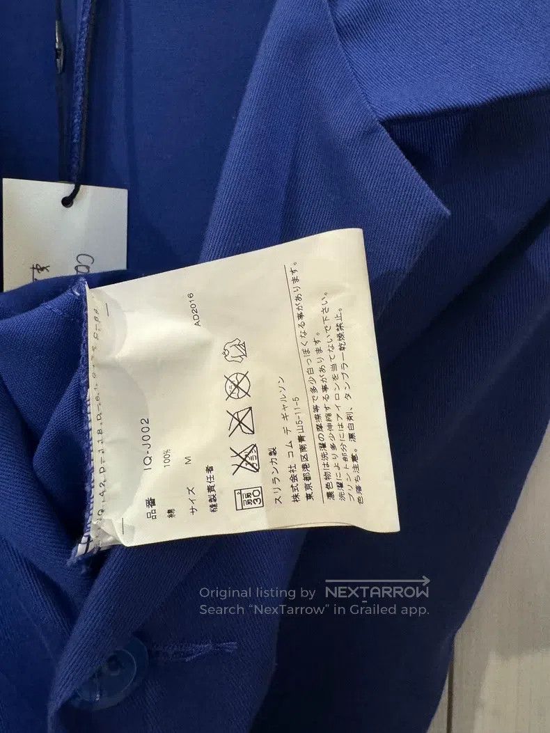 Comme des Garcons Comme Des Garcons Blue long coat Size M / US 6-8 / IT 42-44 - 6 Thumbnail