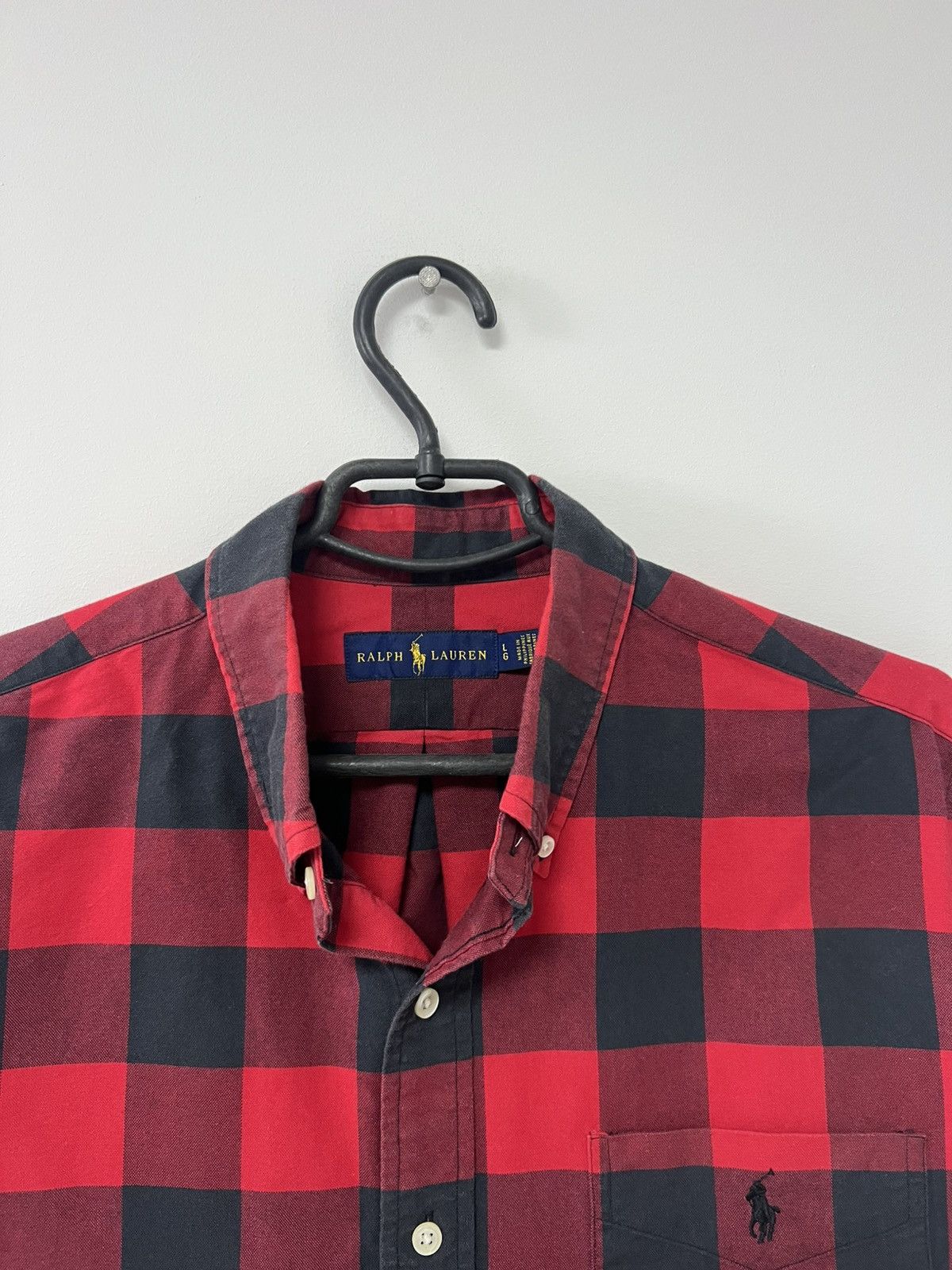 Polo Ralph Lauren × Vintage Vintage Polo Ralph Lauren Collared Button Down Shirt Cowboy Size US L / EU 52-54 / 3 - 3 Thumbnail