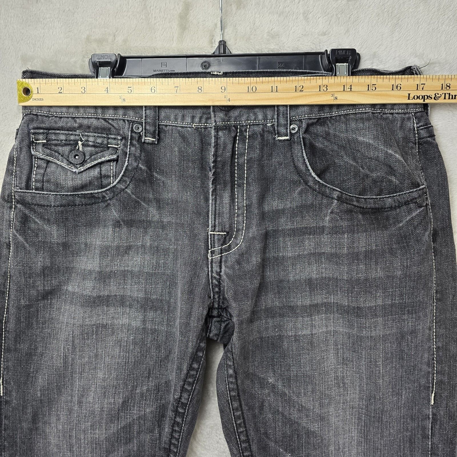 JNCO Vintage JNCO Jeans Mens 34x31 Embroidered Flap Pockets Y2K Size US 34 / EU 50 - 13 Thumbnail