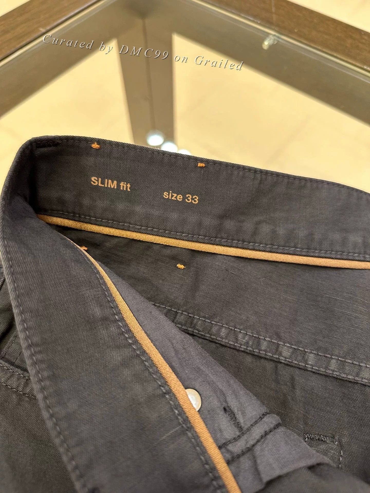Ermenegildo Zegna Zegna Navy Slim Fit Casual Trousers Size US 32 / EU 48 - 5 Thumbnail