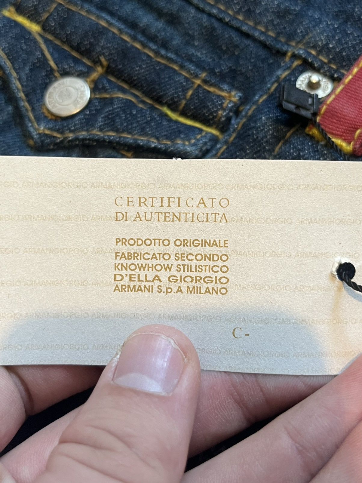 Giorgio Armani Flared Armani 00s Y2K Vintage Dirty Distressed BootCut Jeans Size US 29 - 5 Thumbnail